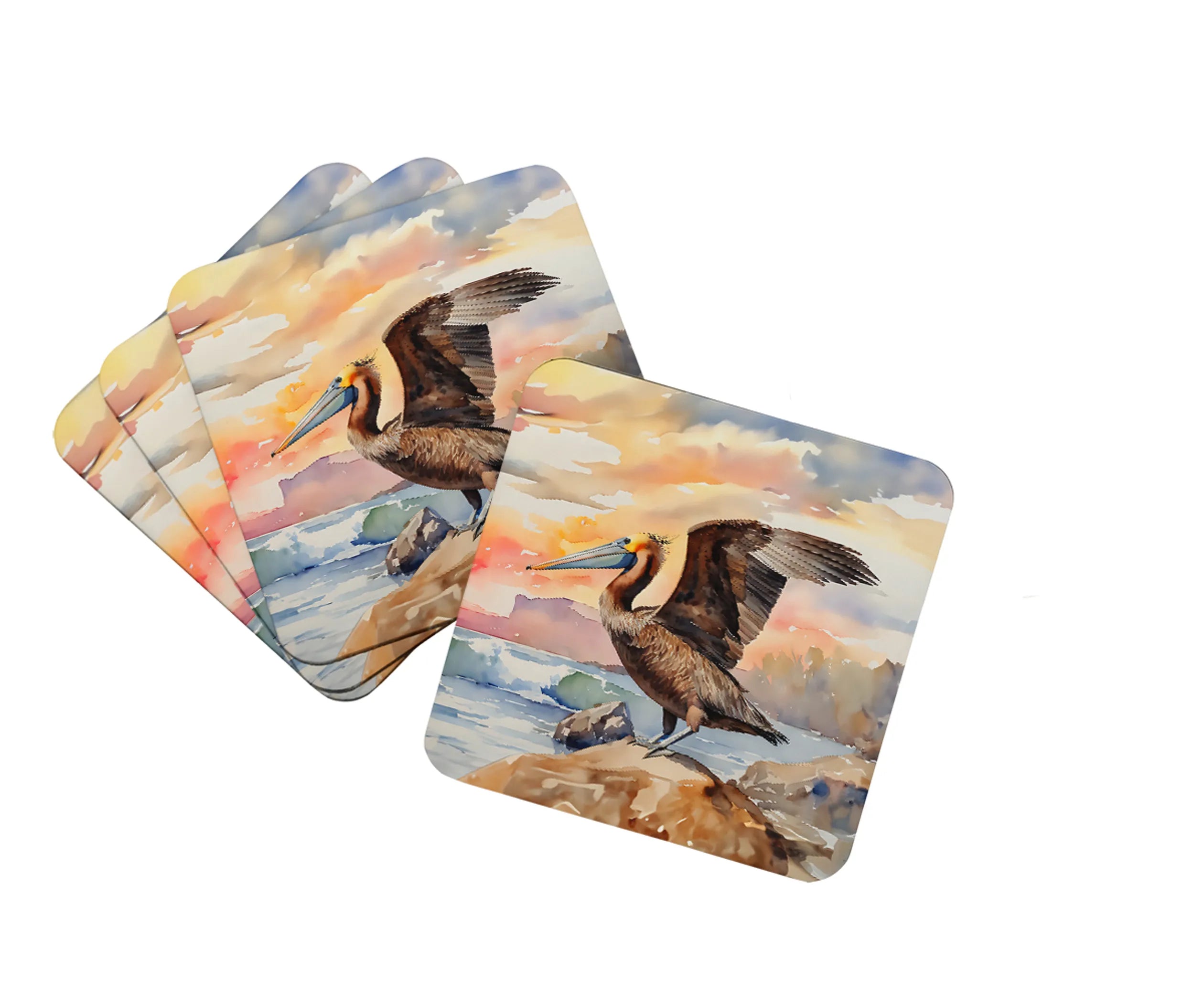 Nautical Collection Foam Coasters - Size: 3.5 | Pack Of: 1 | Collection name: Nautical collection