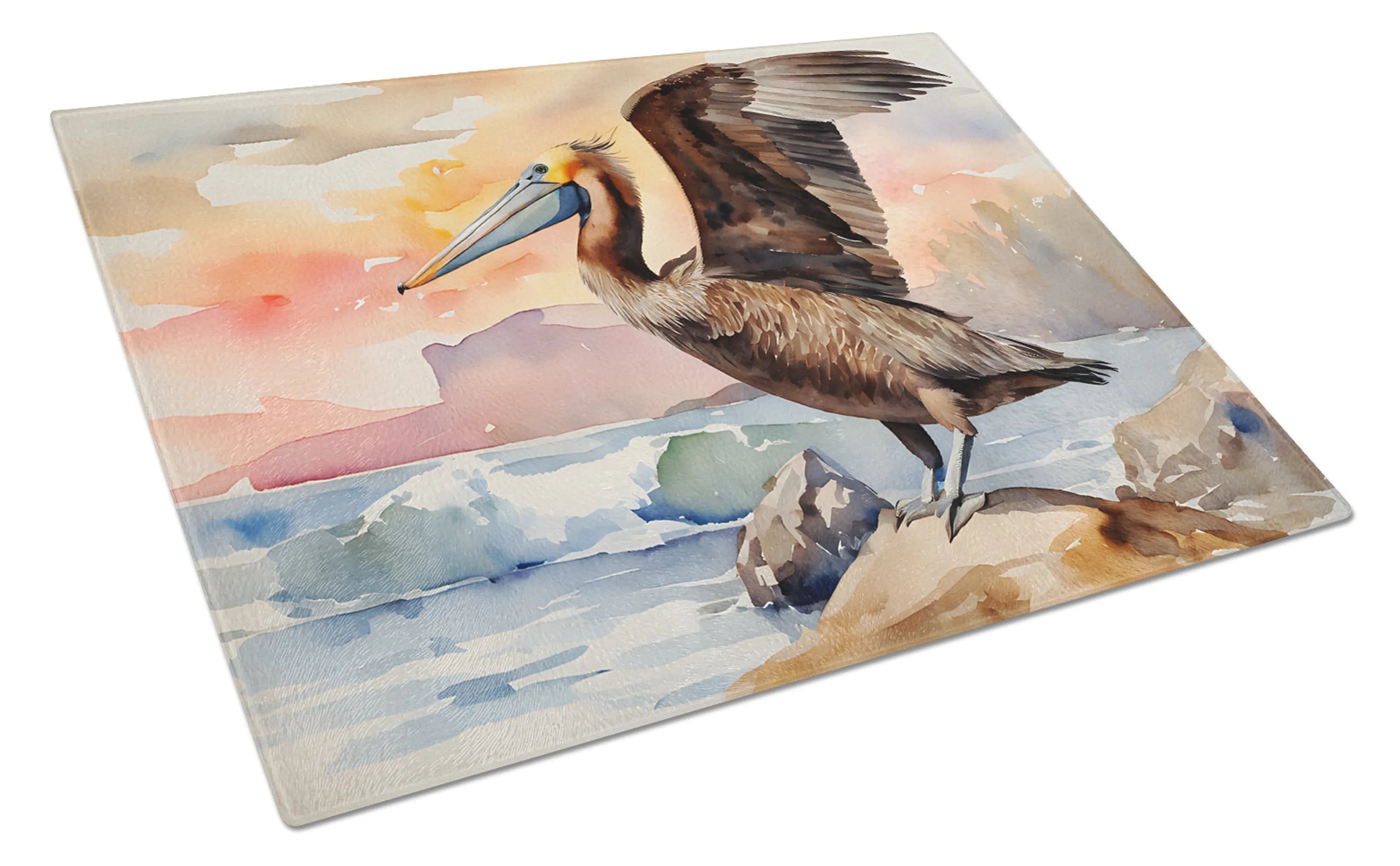 Nautical Collection Glass Cutting Board - Size: LARGE | Pack Of: 1 | Collection name: Nautical collection