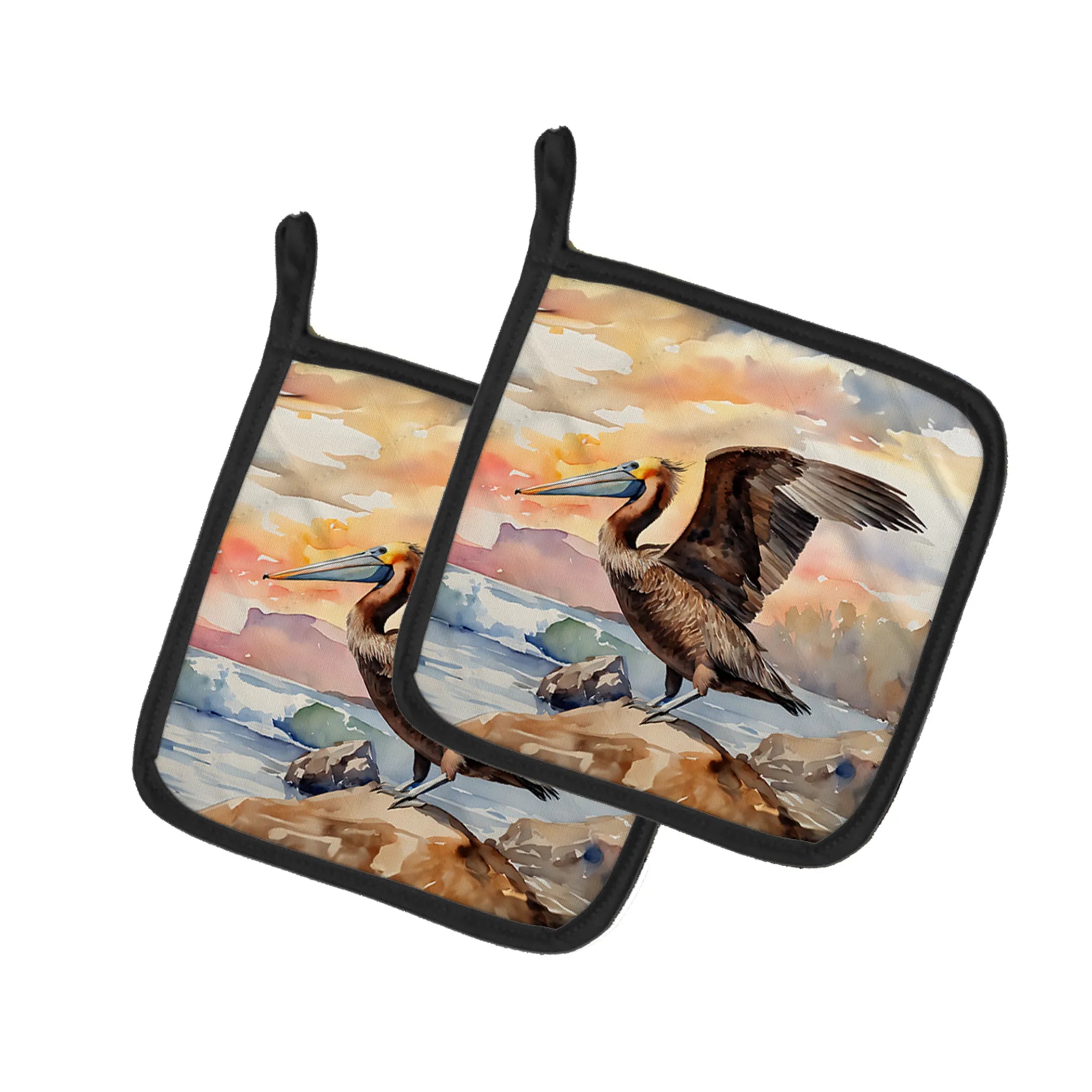 Nautical Collection Pair of Pot Holders - Size: 7.5HX7.5W | Pack Of: 1 | Collection name: Nautical collection