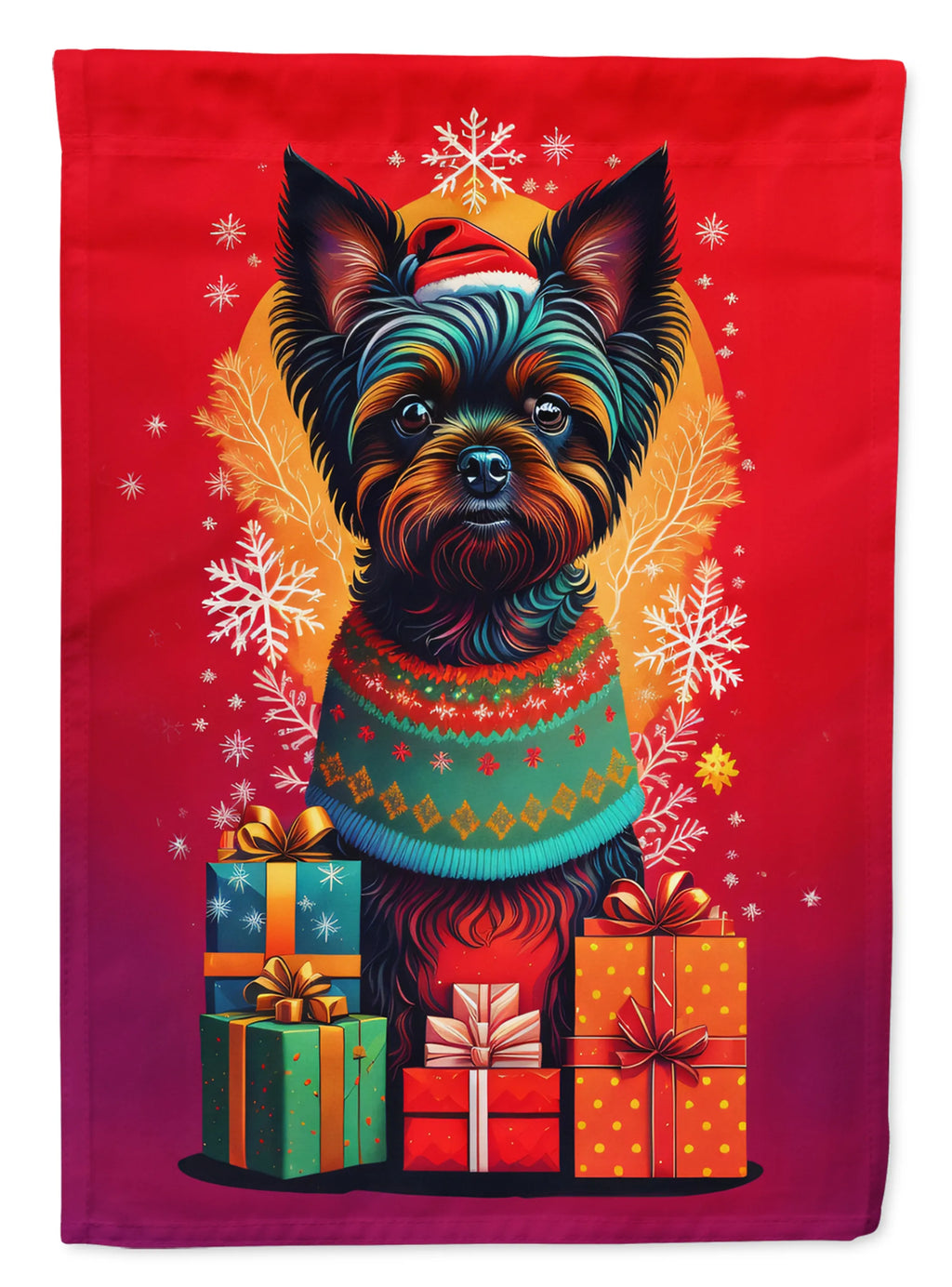 Holiday Christmas Decorative Flag - Size: GARDEN SIZE | Pack Of: 1 | Collection name: Holiday christmas