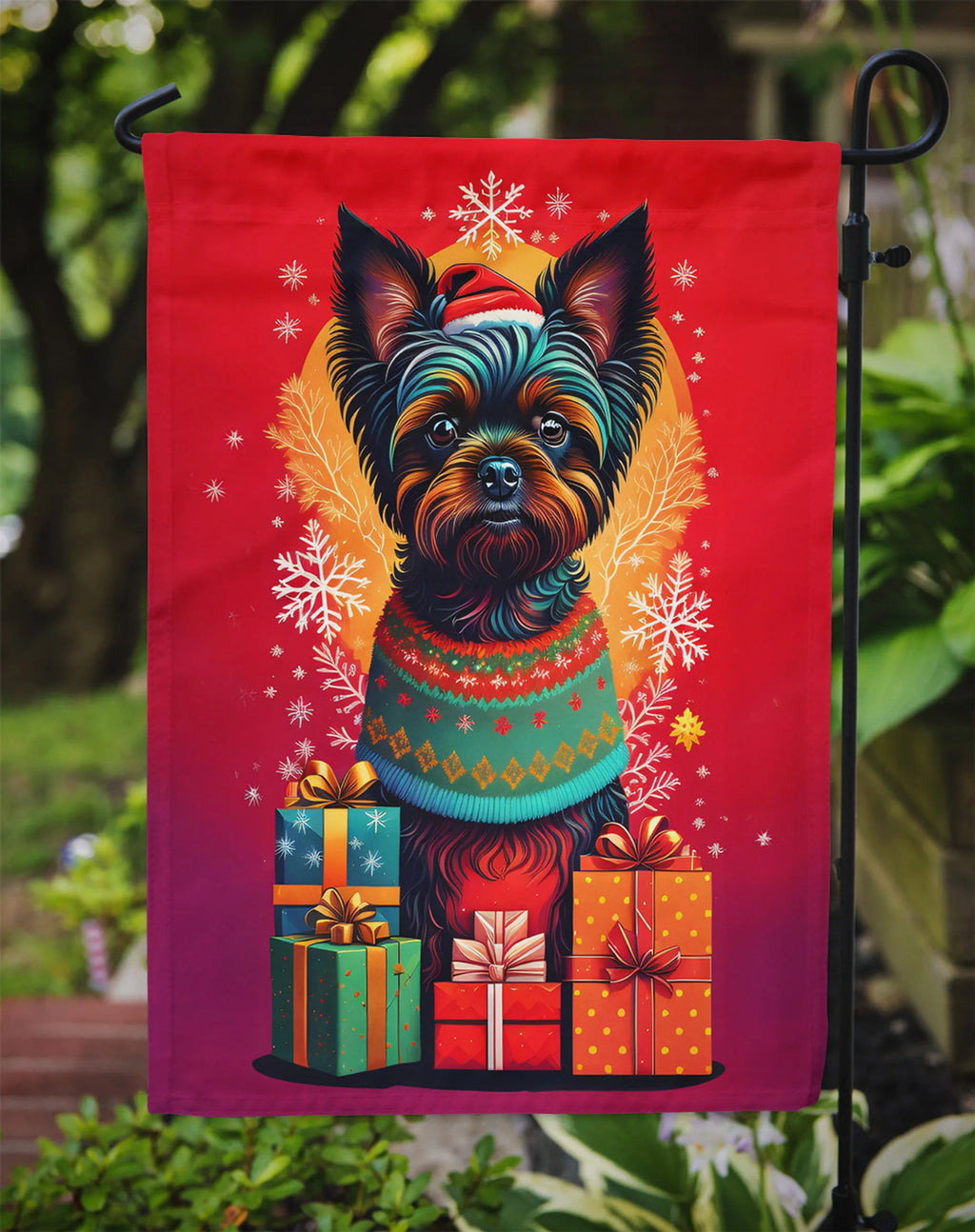 Holiday Christmas Decorative Flag - Size: GARDEN SIZE | Pack Of: 1 | Collection name: Holiday christmas