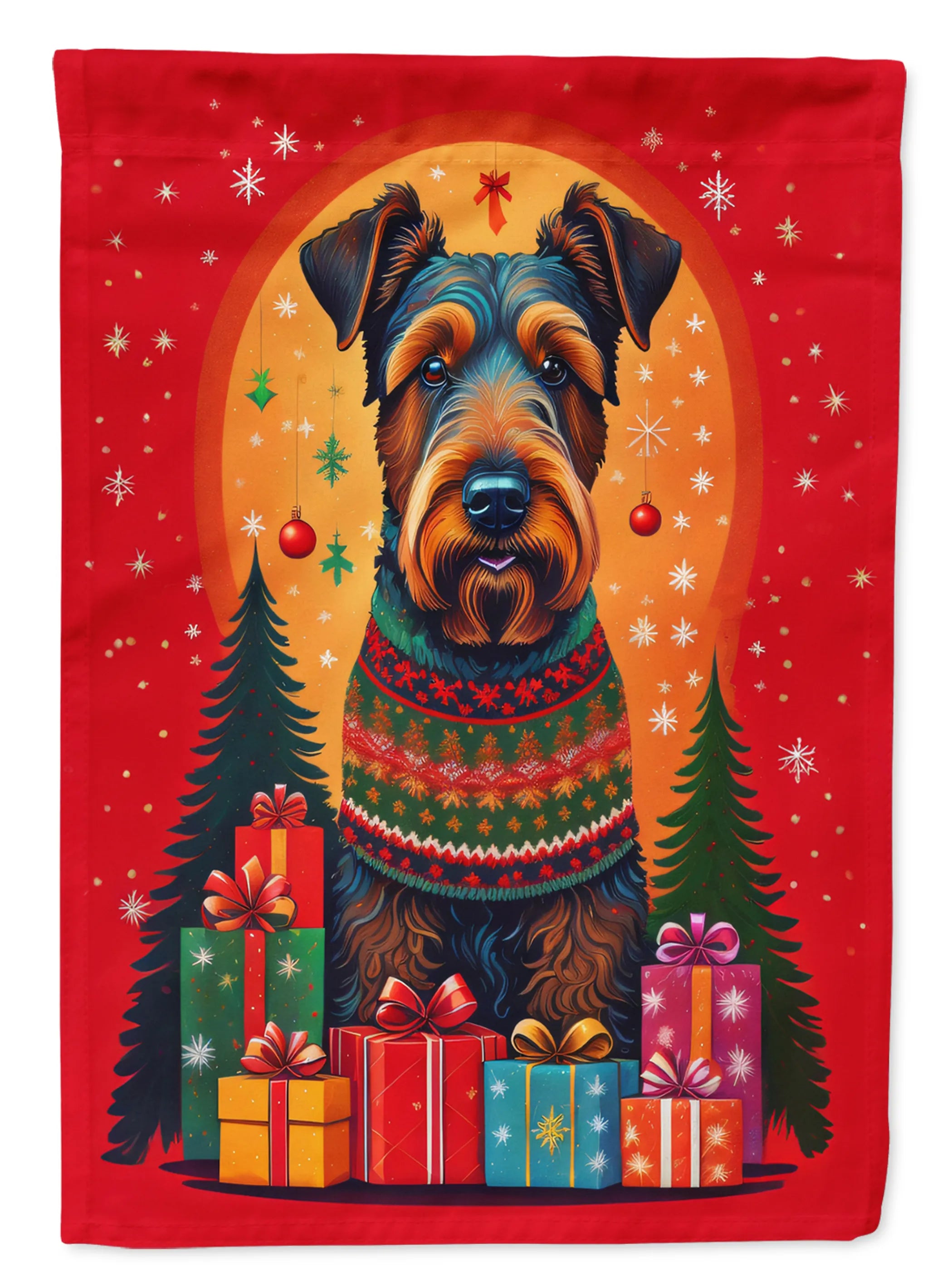 Holiday Christmas Decorative Flag - Size: GARDEN SIZE | Pack Of: 1 | Collection name: Holiday christmas