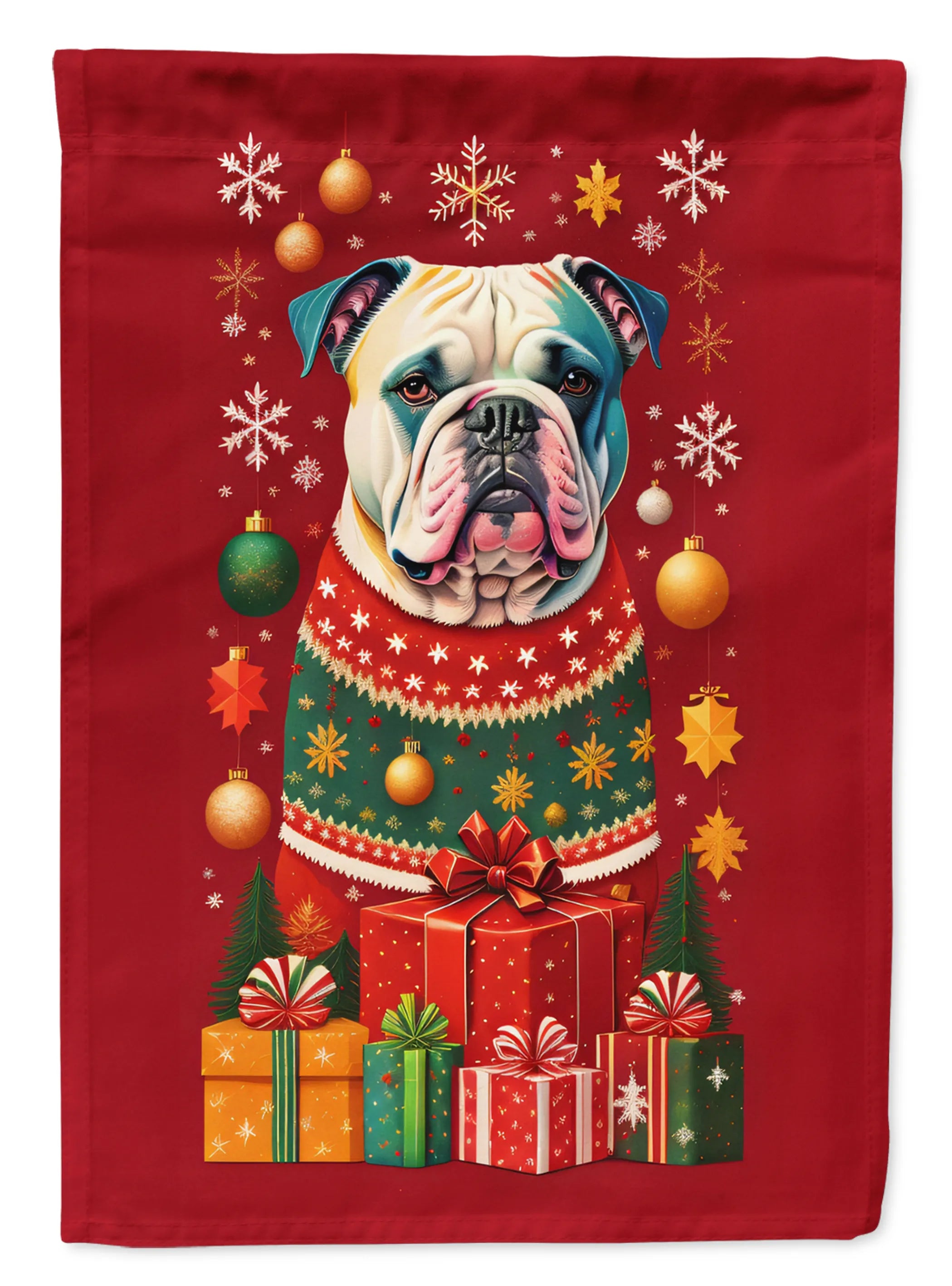 Holiday Christmas Decorative Flag - Size: GARDEN SIZE | Pack Of: 1 | Collection name: Holiday christmas