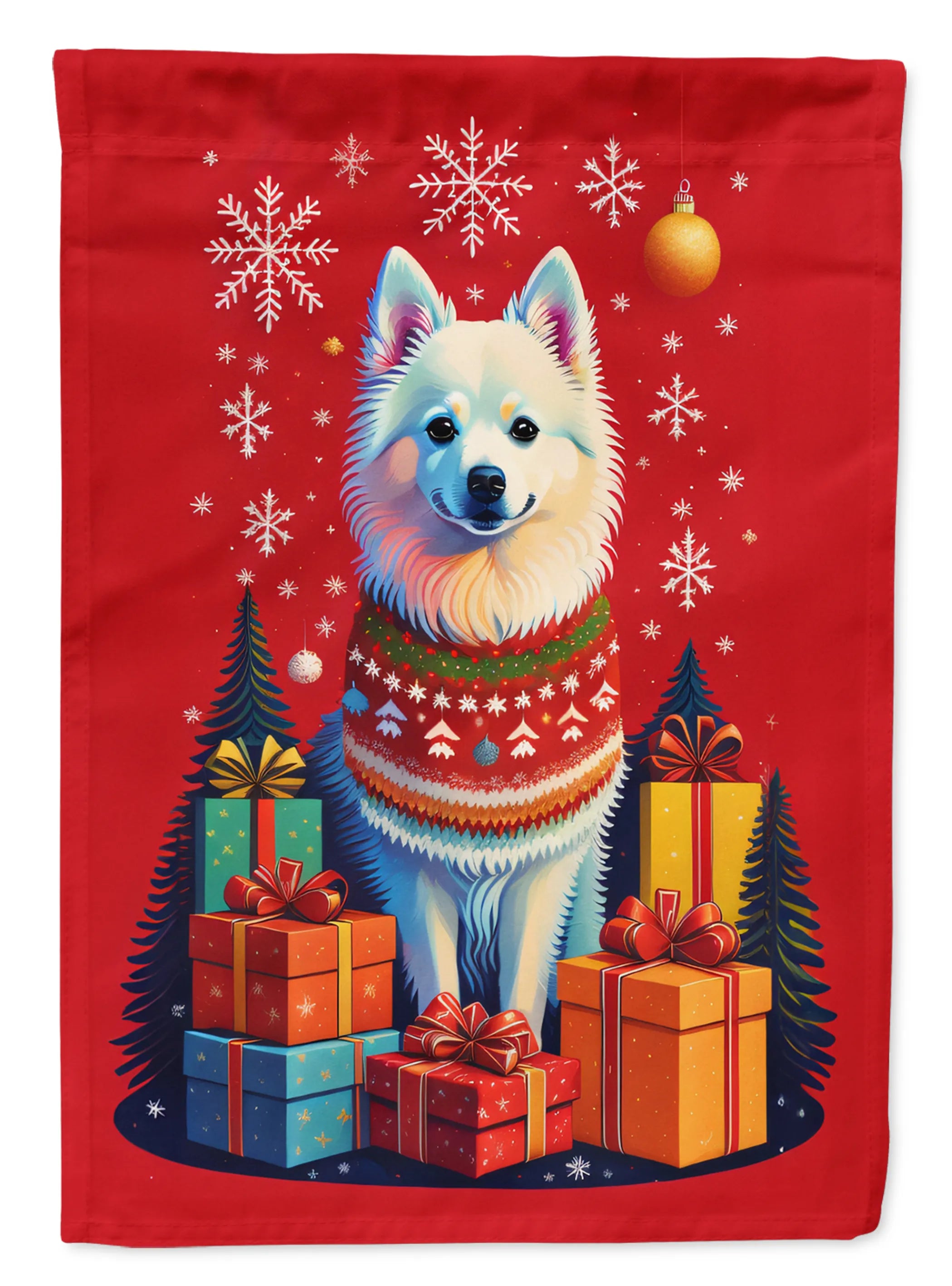 Holiday Christmas Decorative Flag - Size: GARDEN SIZE | Pack Of: 1 | Collection name: Holiday christmas