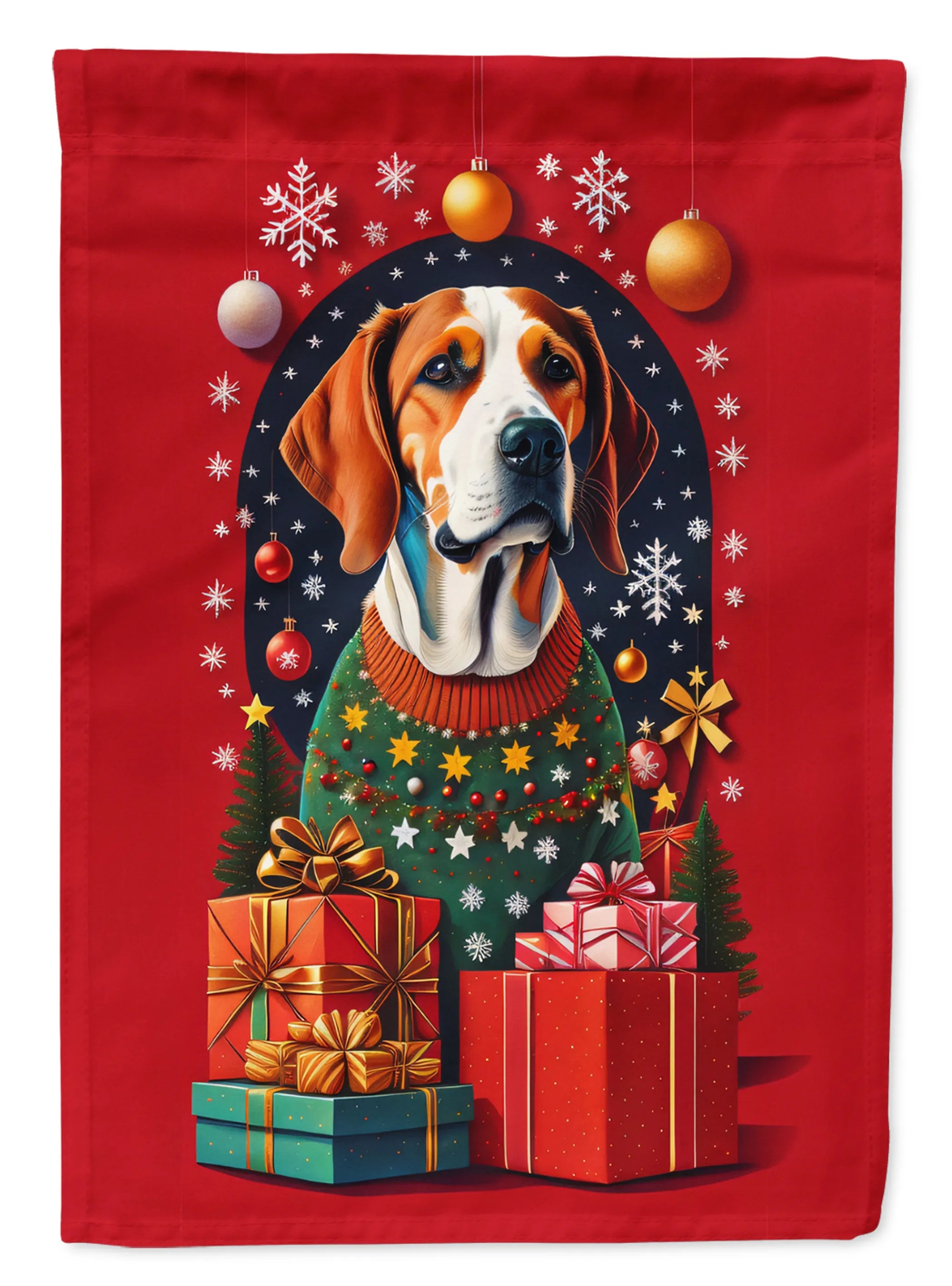 Holiday Christmas Decorative Flag - Size: GARDEN SIZE | Pack Of: 1 | Collection name: Holiday christmas