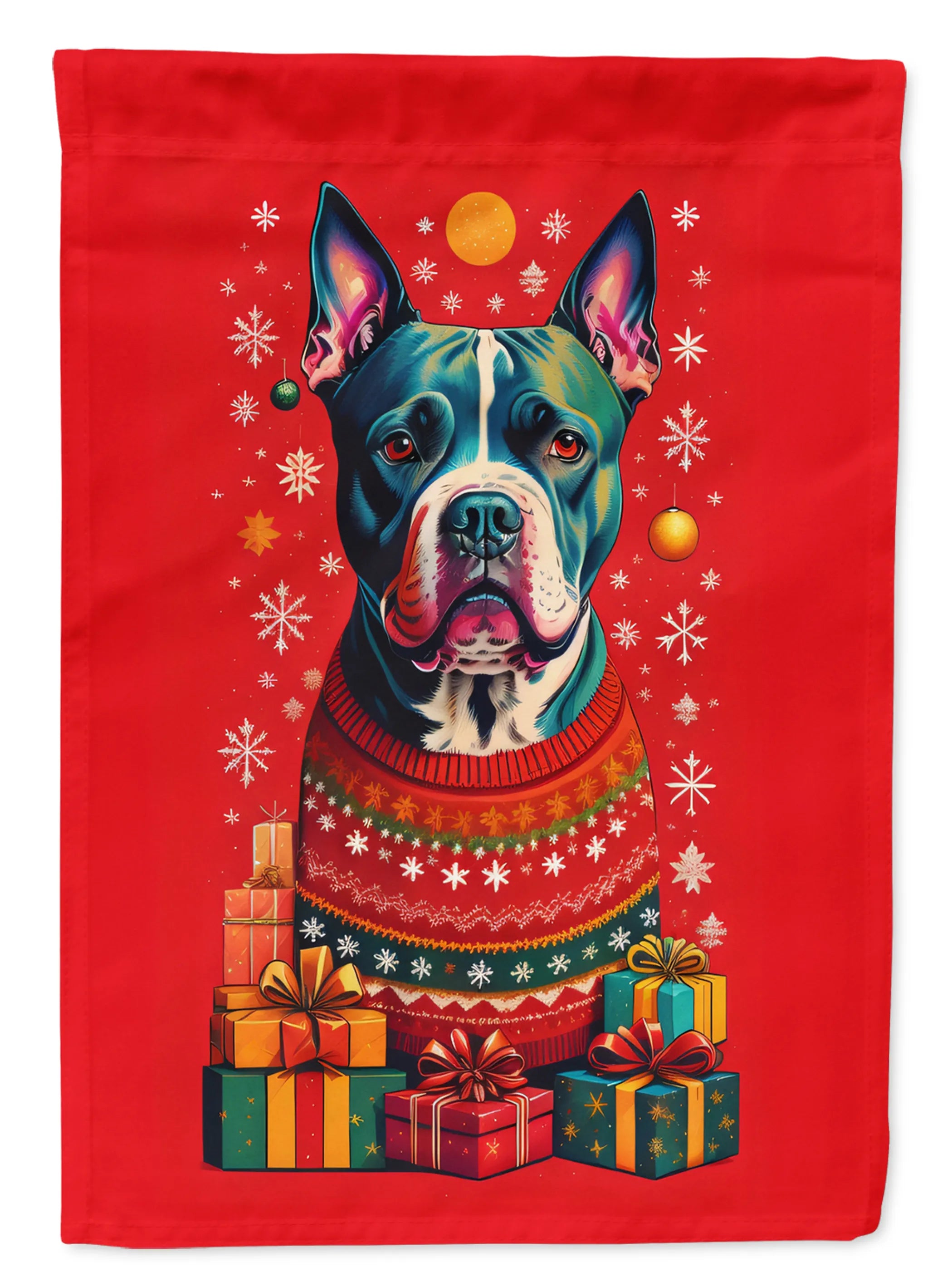 Holiday Christmas Decorative Flag - Size: GARDEN SIZE | Pack Of: 1 | Collection name: Holiday christmas