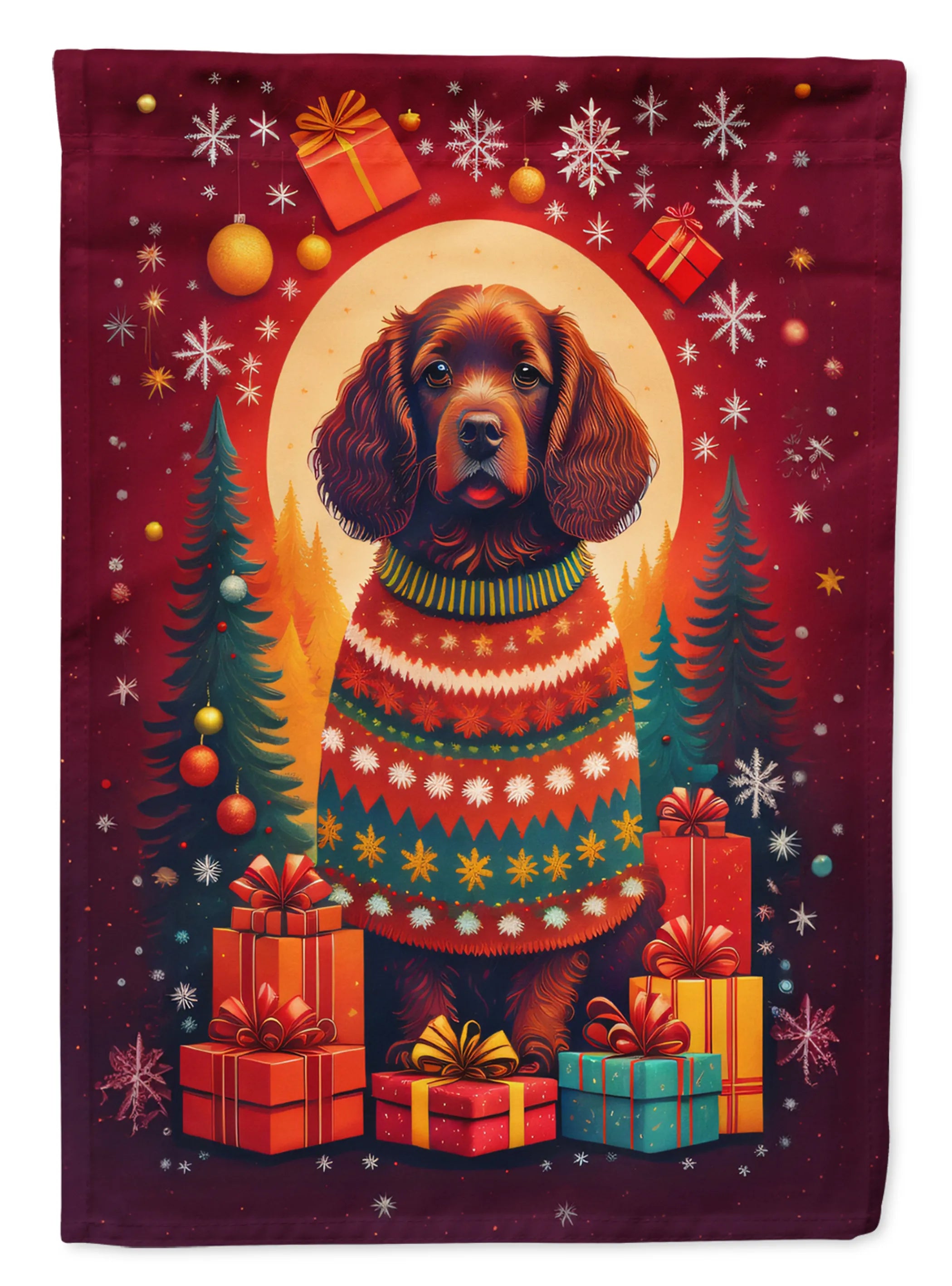 Holiday Christmas Decorative Flag - Size: GARDEN SIZE | Pack Of: 1 | Collection name: Holiday christmas