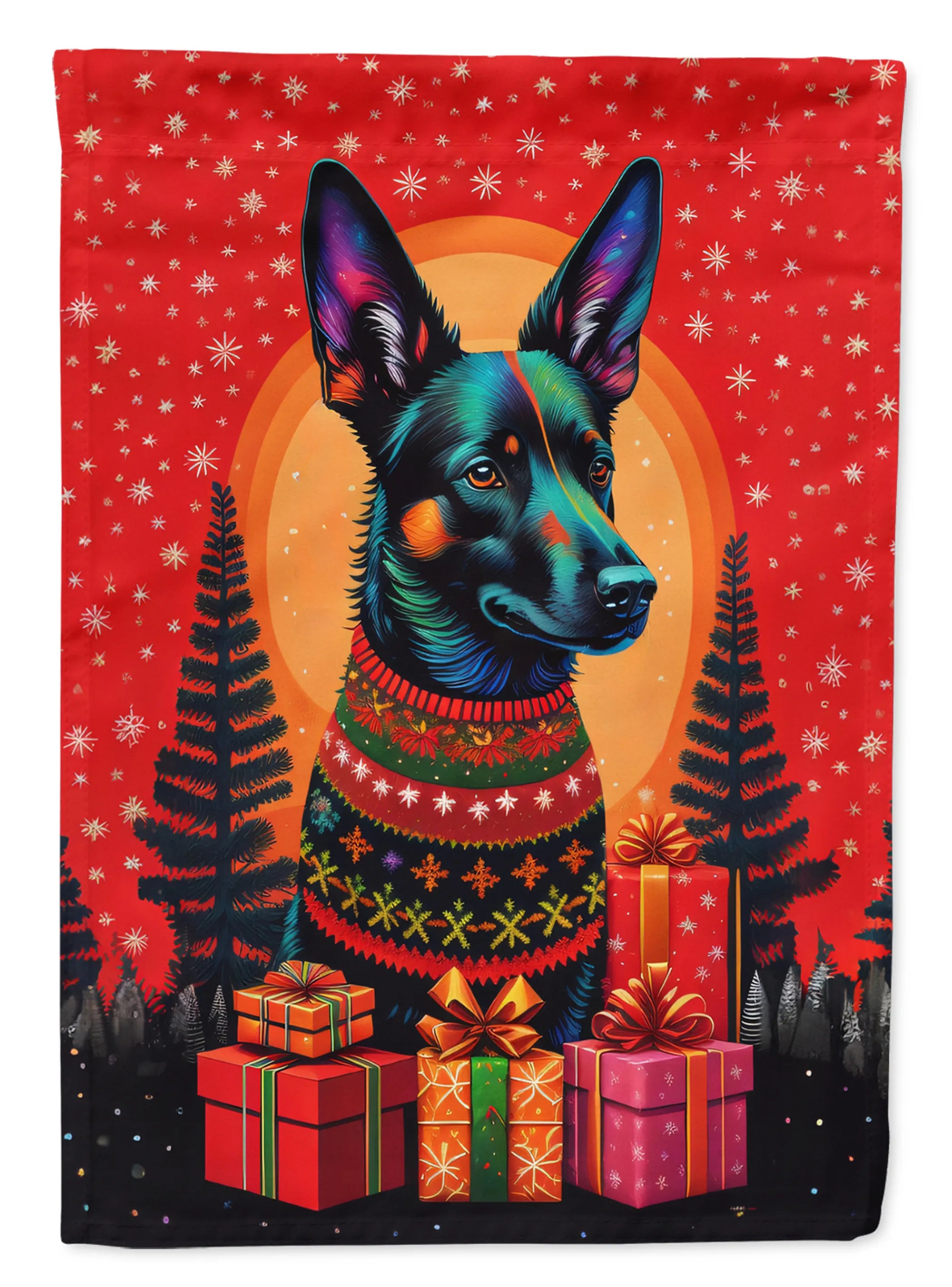 Holiday Christmas Decorative Flag - Size: GARDEN SIZE | Pack Of: 1 | Collection name: Holiday christmas