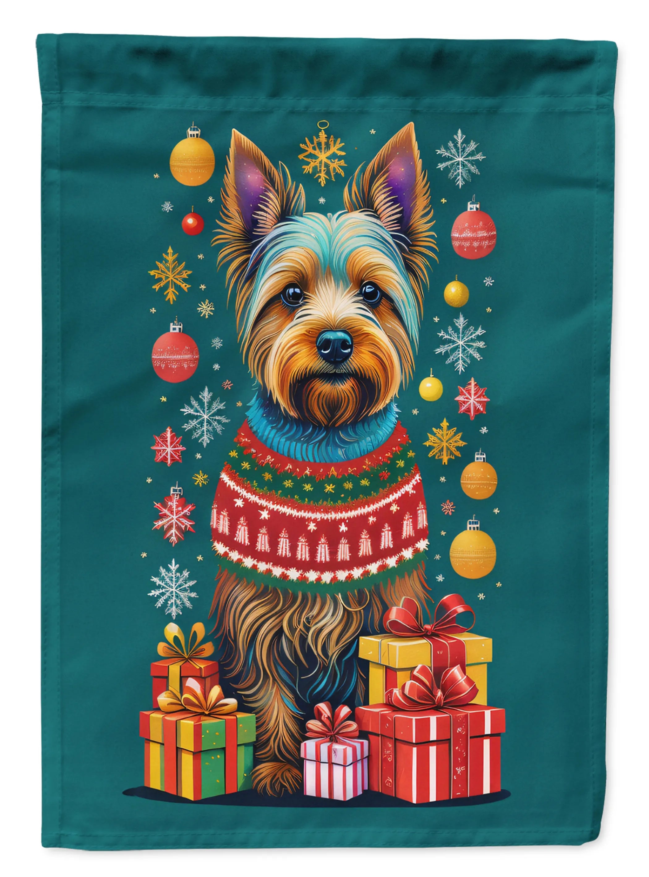 Holiday Christmas Decorative Flag - Size: GARDEN SIZE | Pack Of: 1 | Collection name: Holiday christmas
