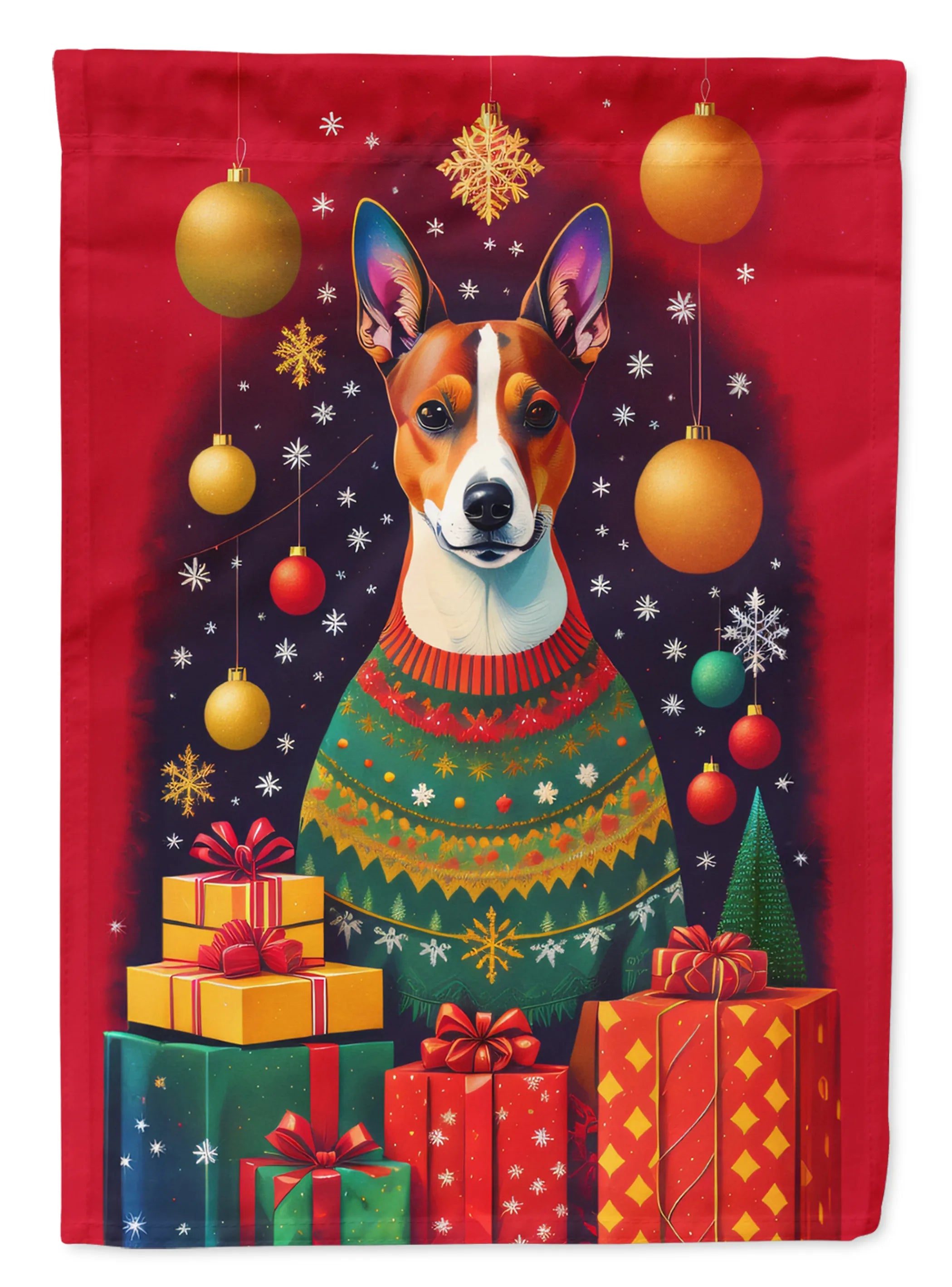 Holiday Christmas Decorative Flag - Size: GARDEN SIZE | Pack Of: 1 | Collection name: Holiday christmas