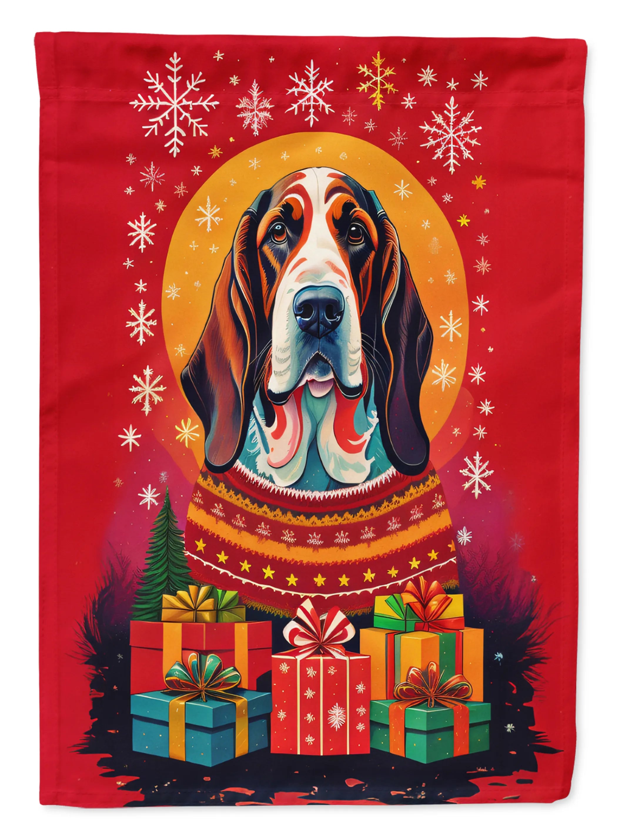 Holiday Christmas Decorative Flag - Size: GARDEN SIZE | Pack Of: 1 | Collection name: Holiday christmas