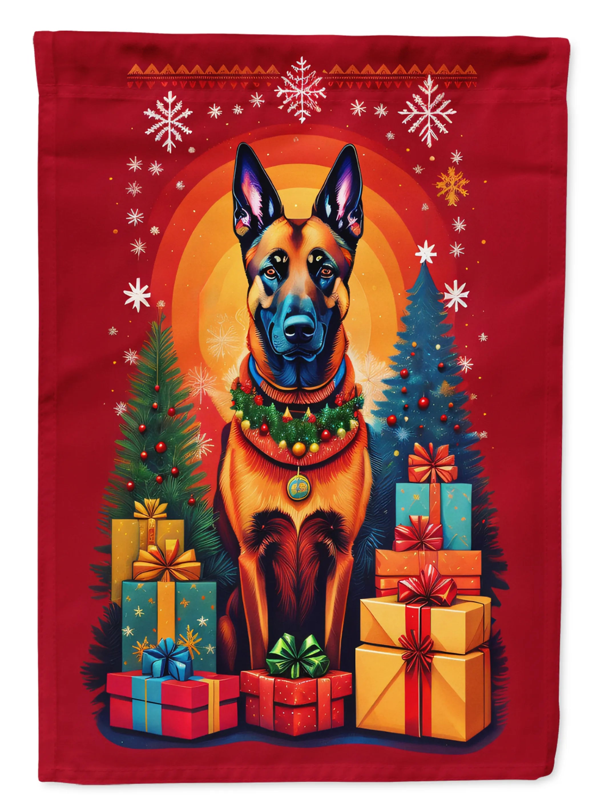 Holiday Christmas Decorative Flag - Size: GARDEN SIZE | Pack Of: 1 | Collection name: Holiday christmas