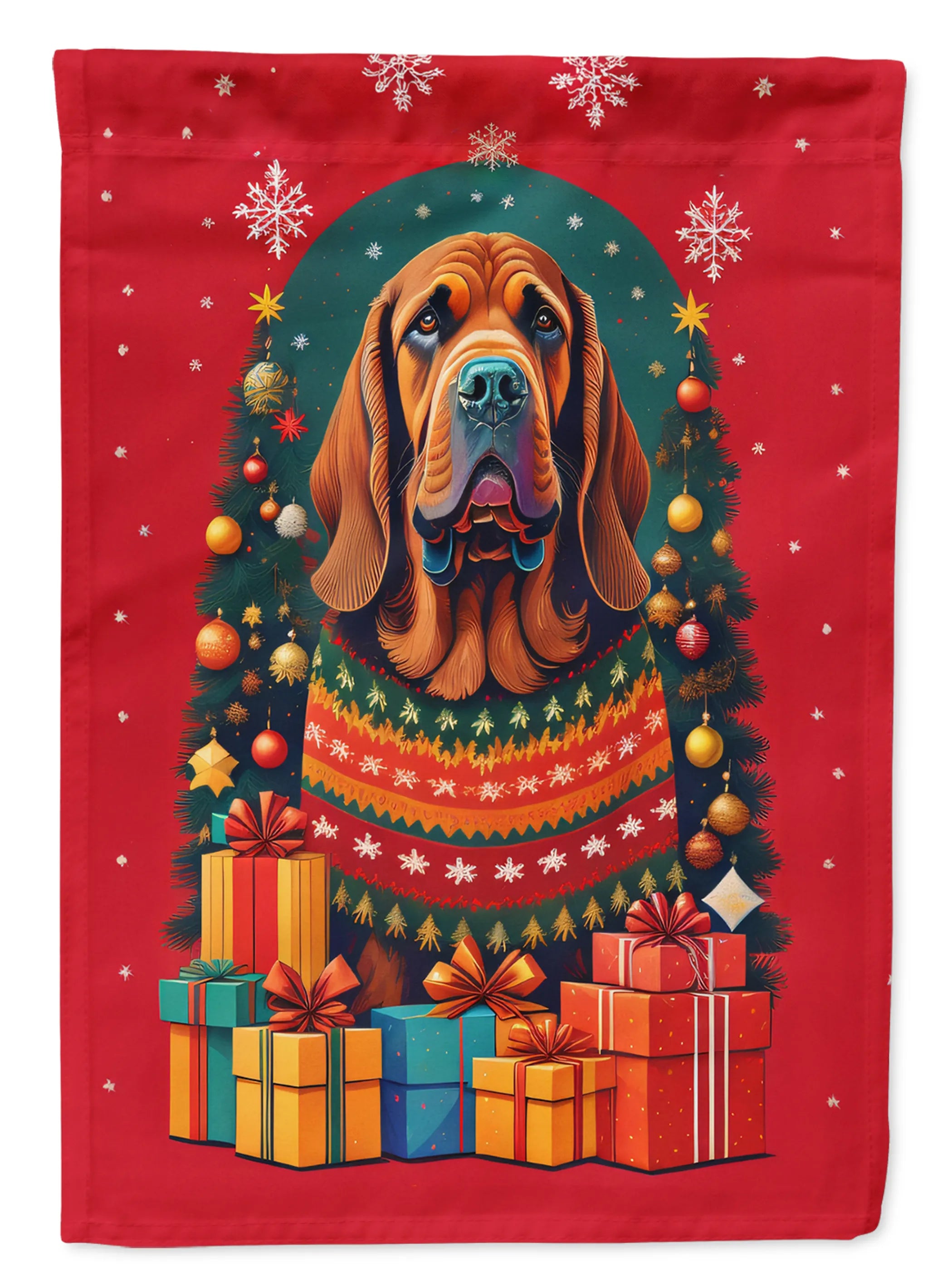 Holiday Christmas Decorative Flag - Size: GARDEN SIZE | Pack Of: 1 | Collection name: Holiday christmas
