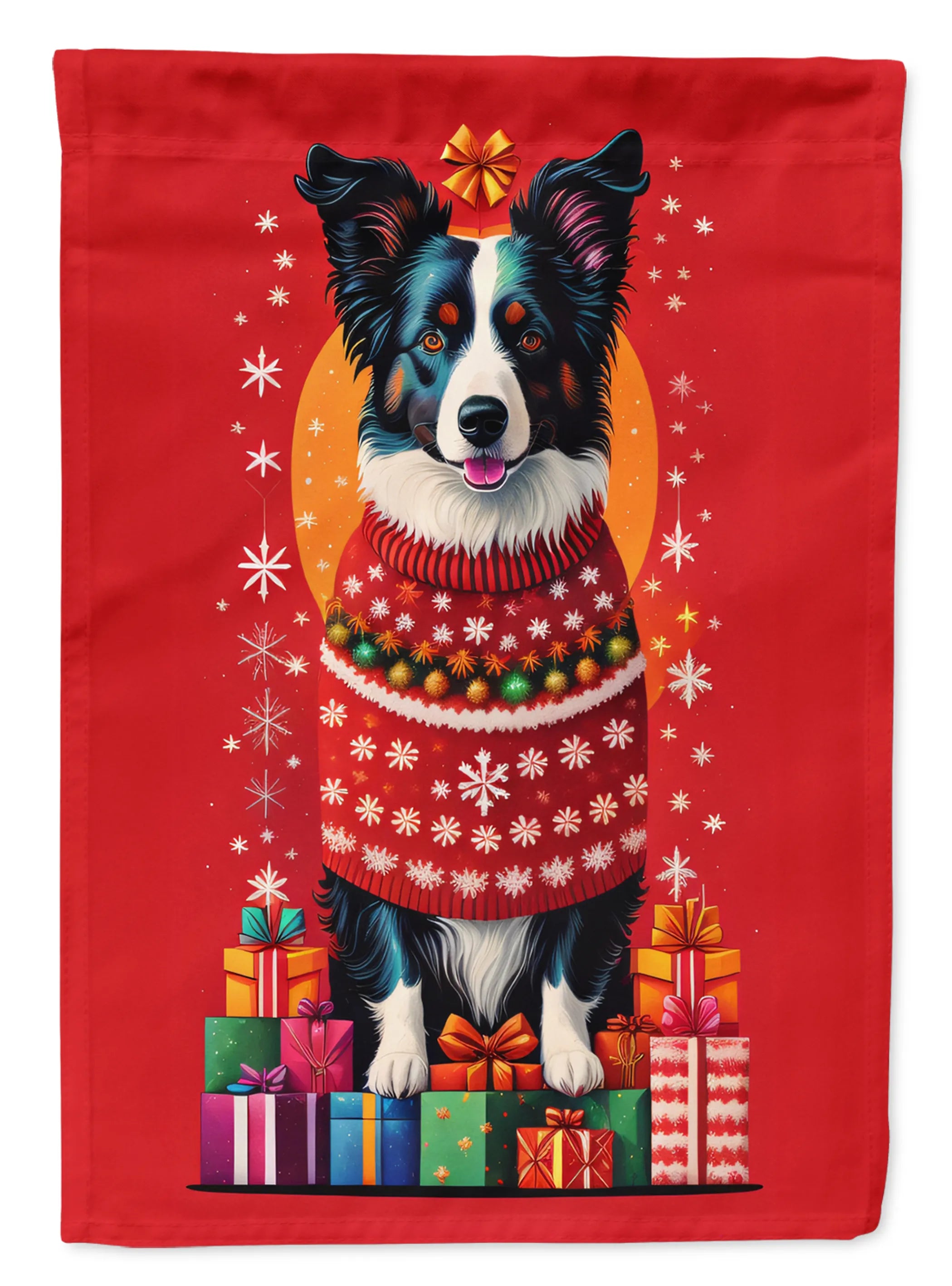 Holiday Christmas Decorative Flag - Size: GARDEN SIZE | Pack Of: 1 | Collection name: Holiday christmas