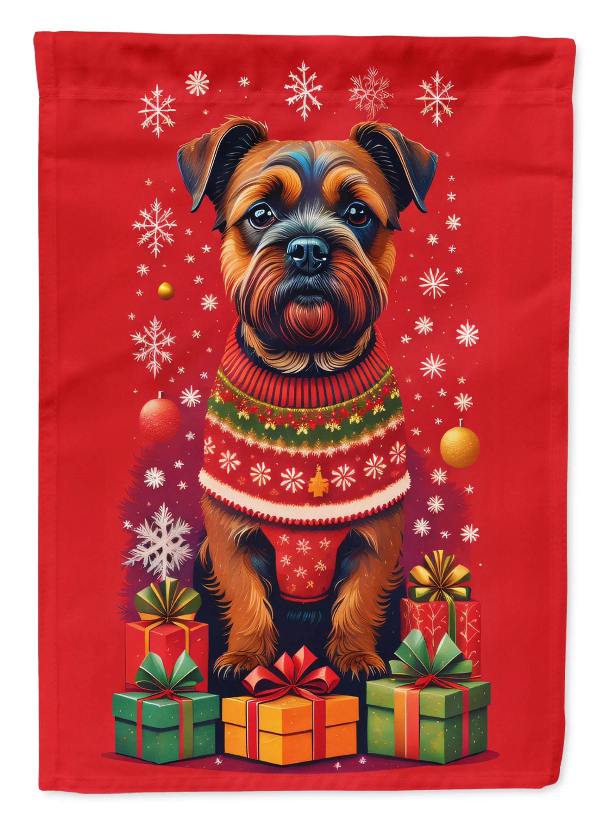 Holiday Christmas Decorative Flag - Size: GARDEN SIZE | Pack Of: 1 | Collection name: Holiday christmas