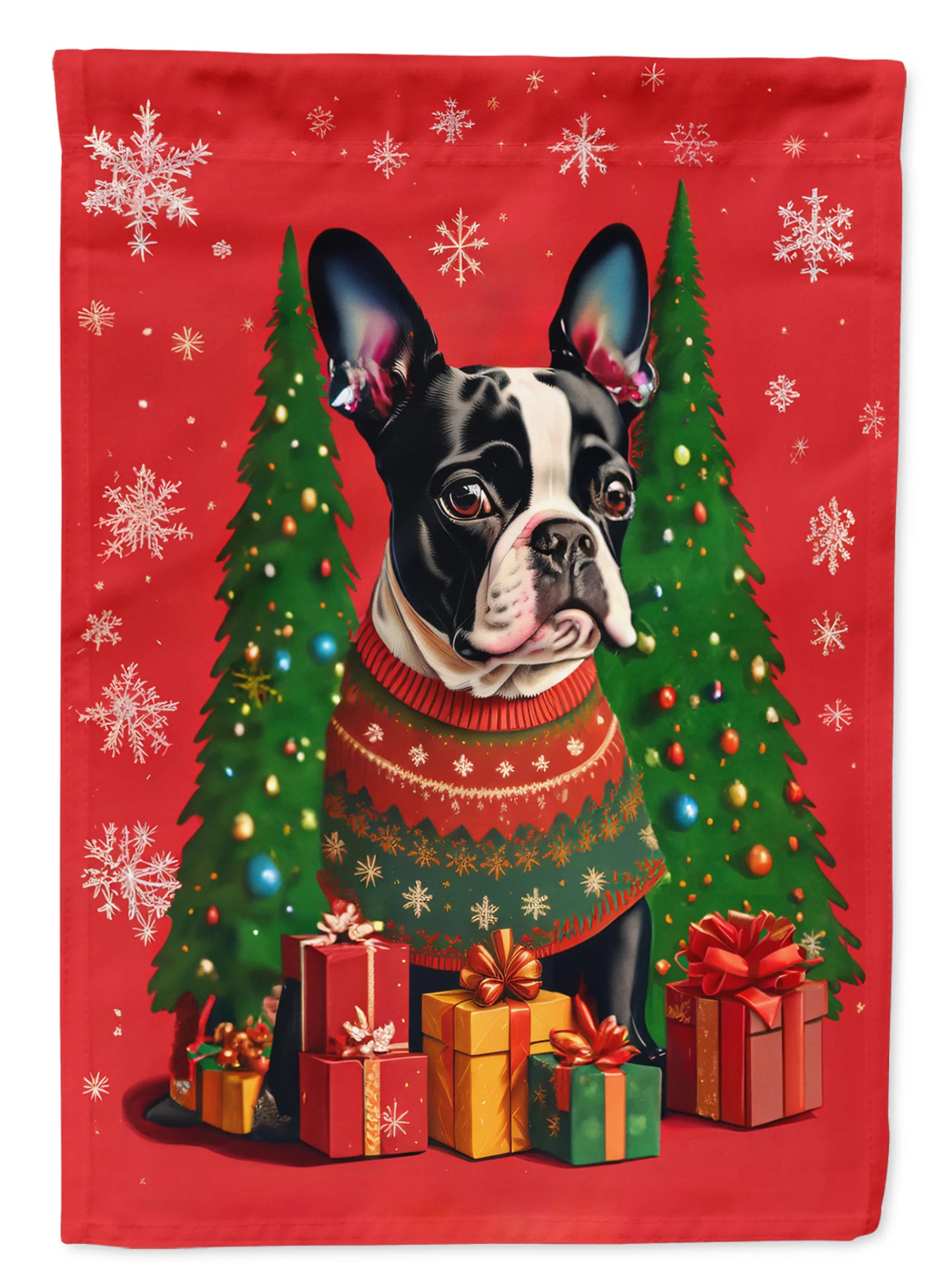 Holiday Christmas Decorative Flag - Size: GARDEN SIZE | Pack Of: 1 | Collection name: Holiday christmas