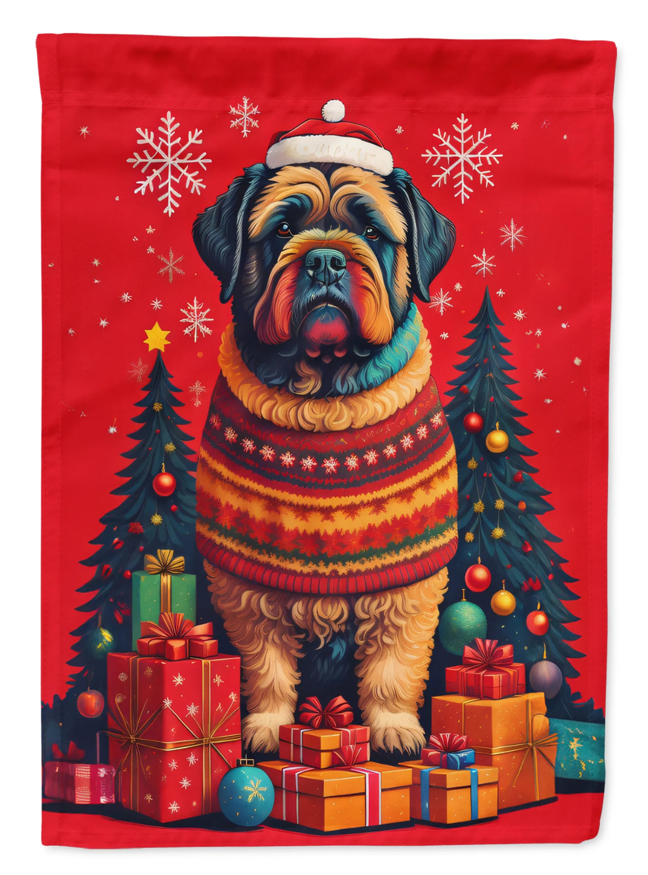 Holiday Christmas Decorative Flag - Size: GARDEN SIZE | Pack Of: 1 | Collection name: Holiday christmas