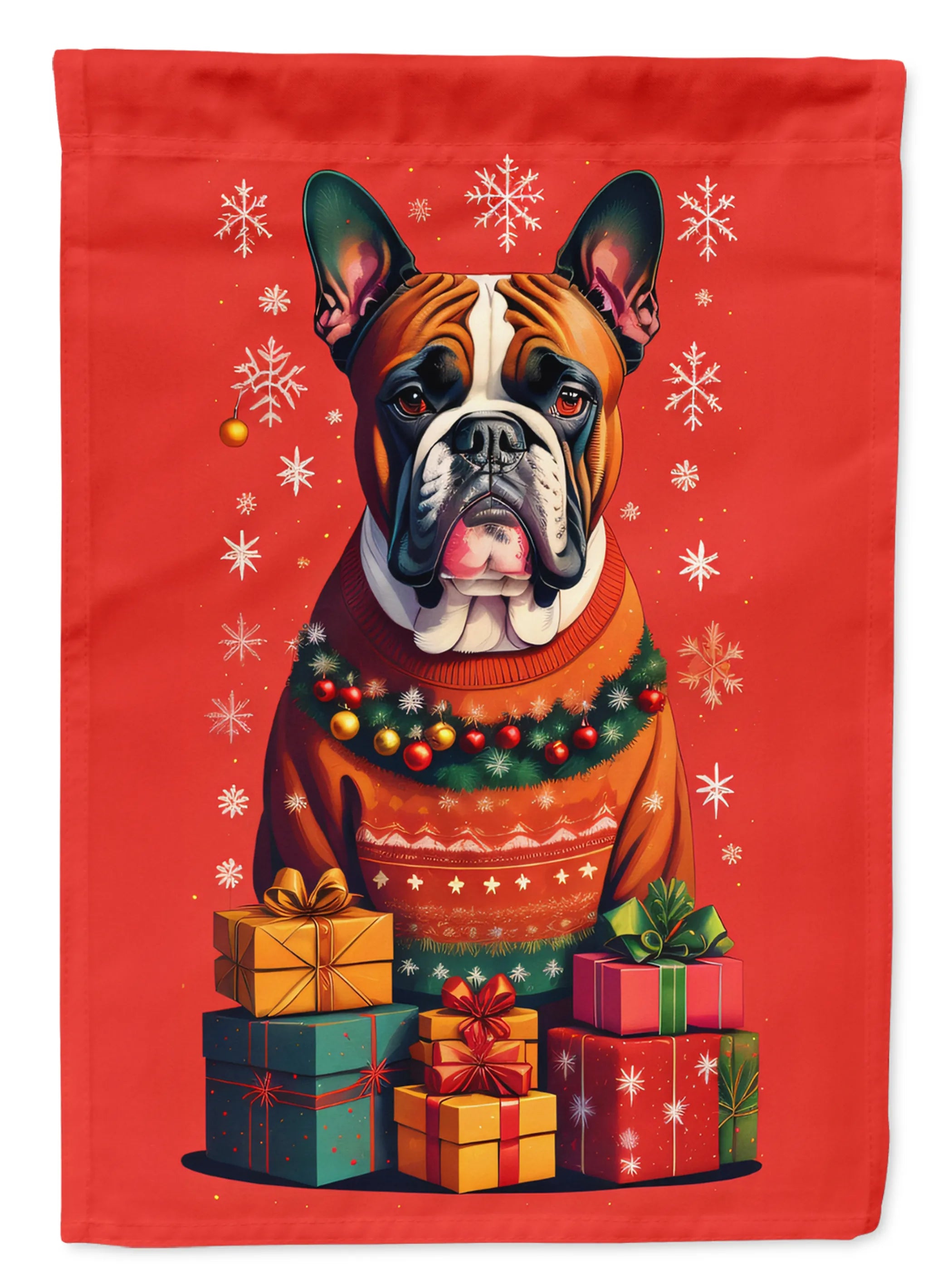 Holiday Christmas Decorative Flag - Size: GARDEN SIZE | Pack Of: 1 | Collection name: Holiday christmas