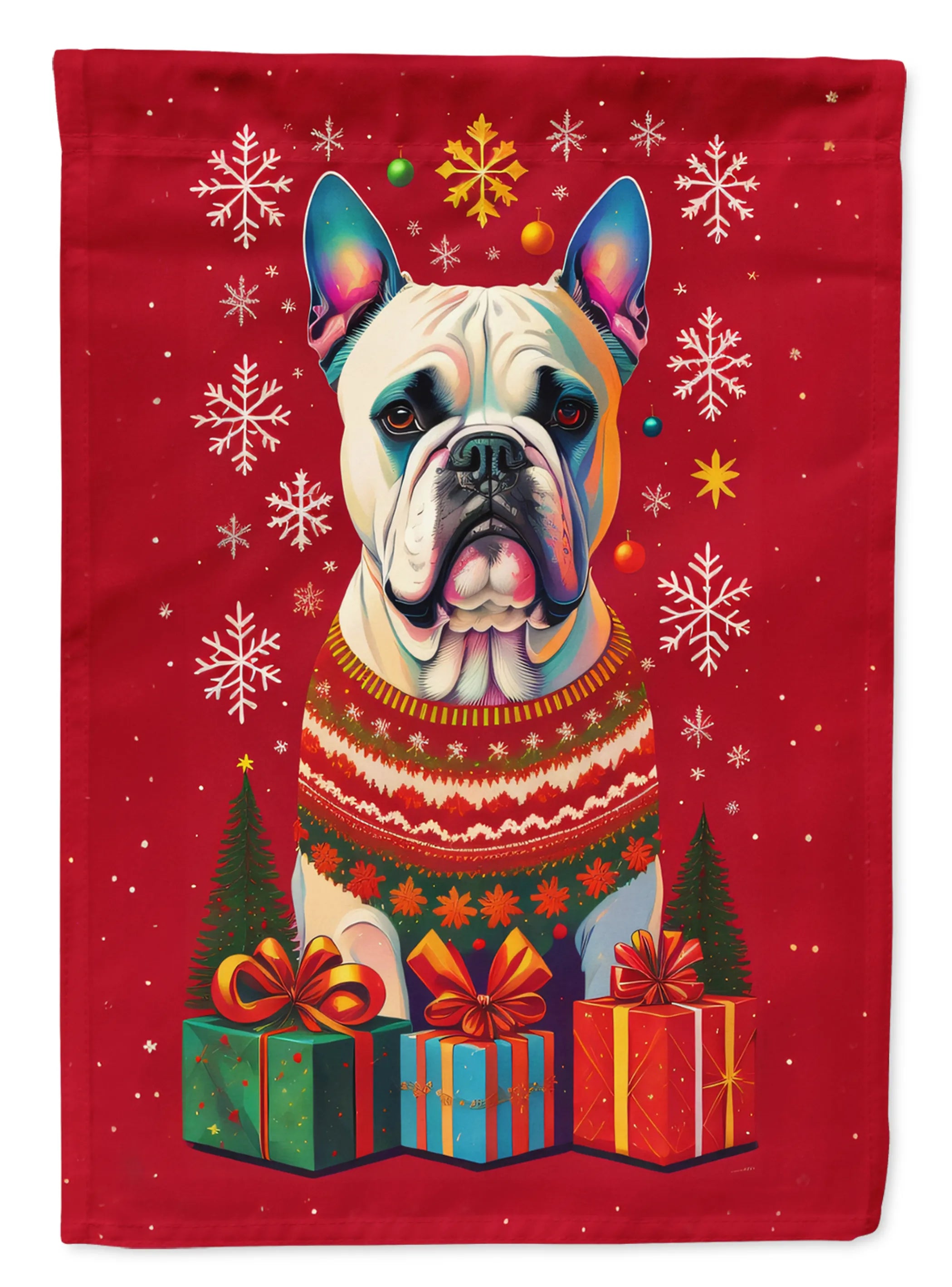 Holiday Christmas Decorative Flag - Size: GARDEN SIZE | Pack Of: 1 | Collection name: Holiday christmas