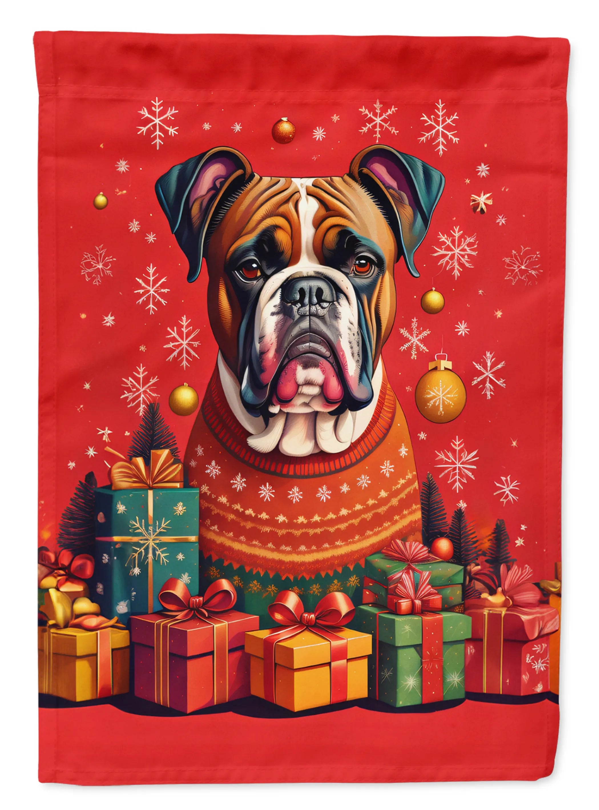 Holiday Christmas Decorative Flag - Size: GARDEN SIZE | Pack Of: 1 | Collection name: Holiday christmas