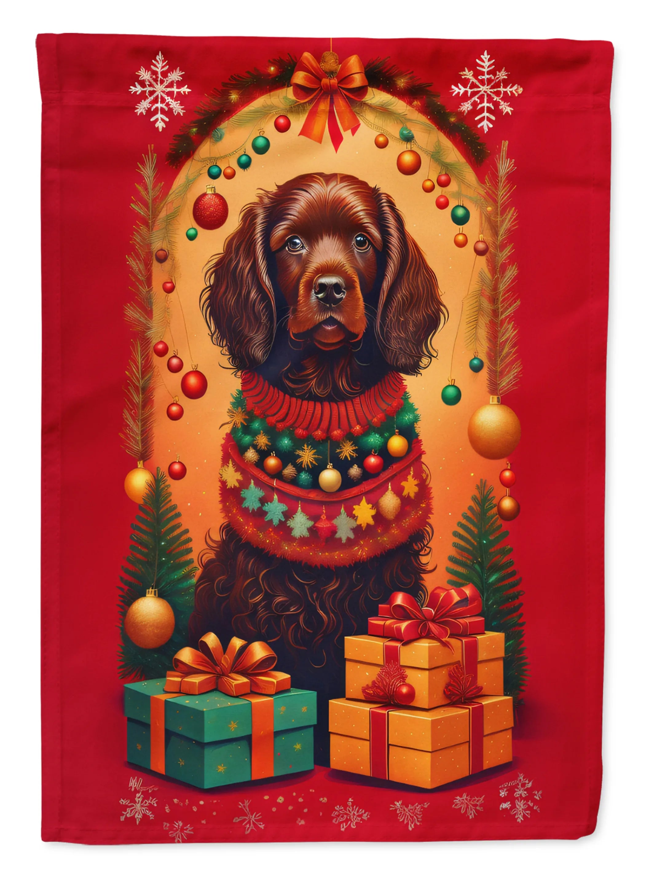 Holiday Christmas Decorative Flag - Size: GARDEN SIZE | Pack Of: 1 | Collection name: Holiday christmas
