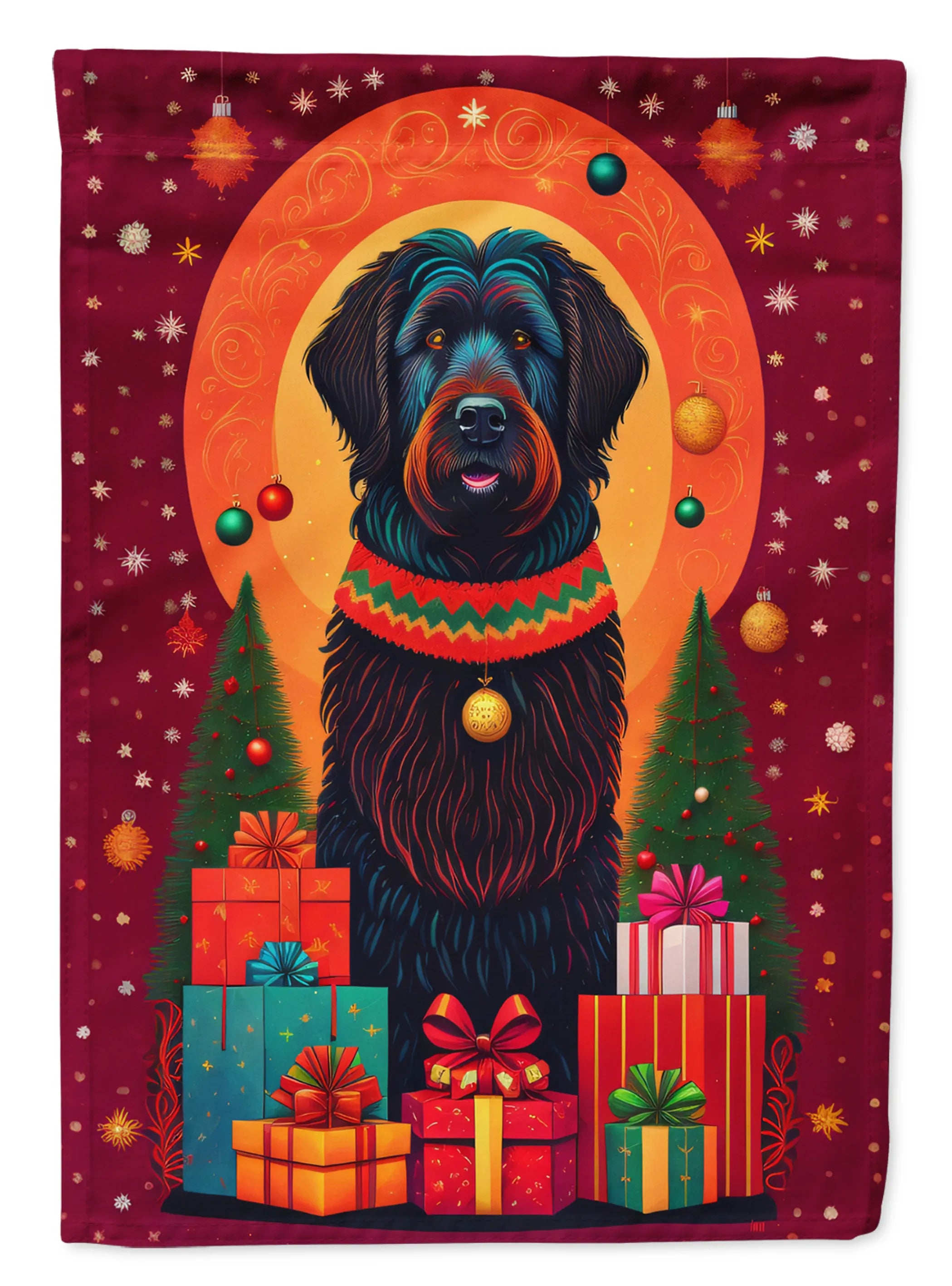 Holiday Christmas Decorative Flag - Size: GARDEN SIZE | Pack Of: 1 | Collection name: Holiday christmas