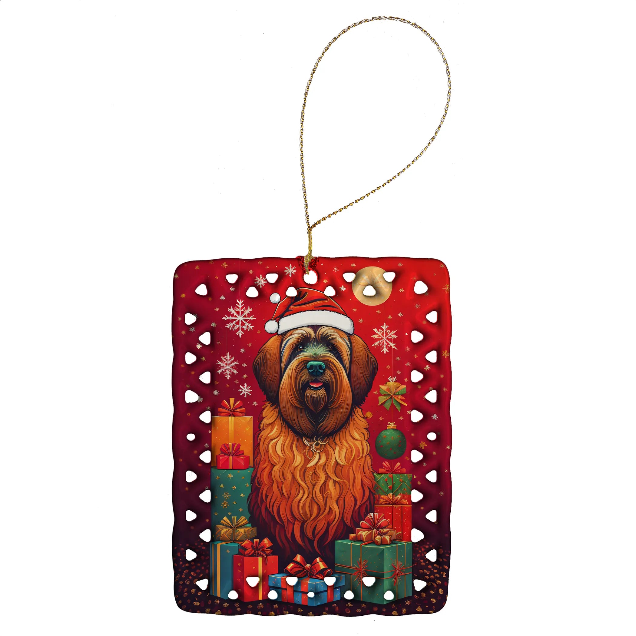 Holiday Christmas Porcelain Ornament