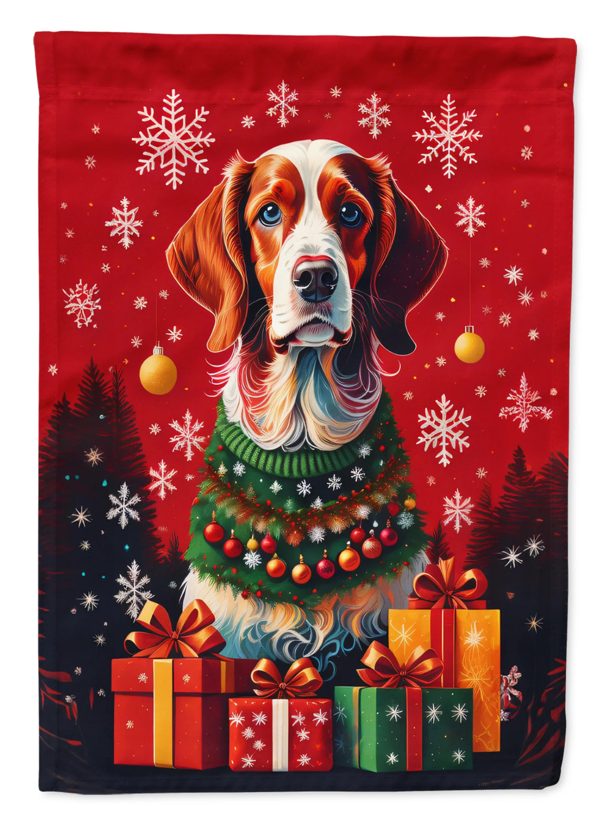Holiday Christmas Decorative Flag - Size: GARDEN SIZE | Pack Of: 1 | Collection name: Holiday christmas