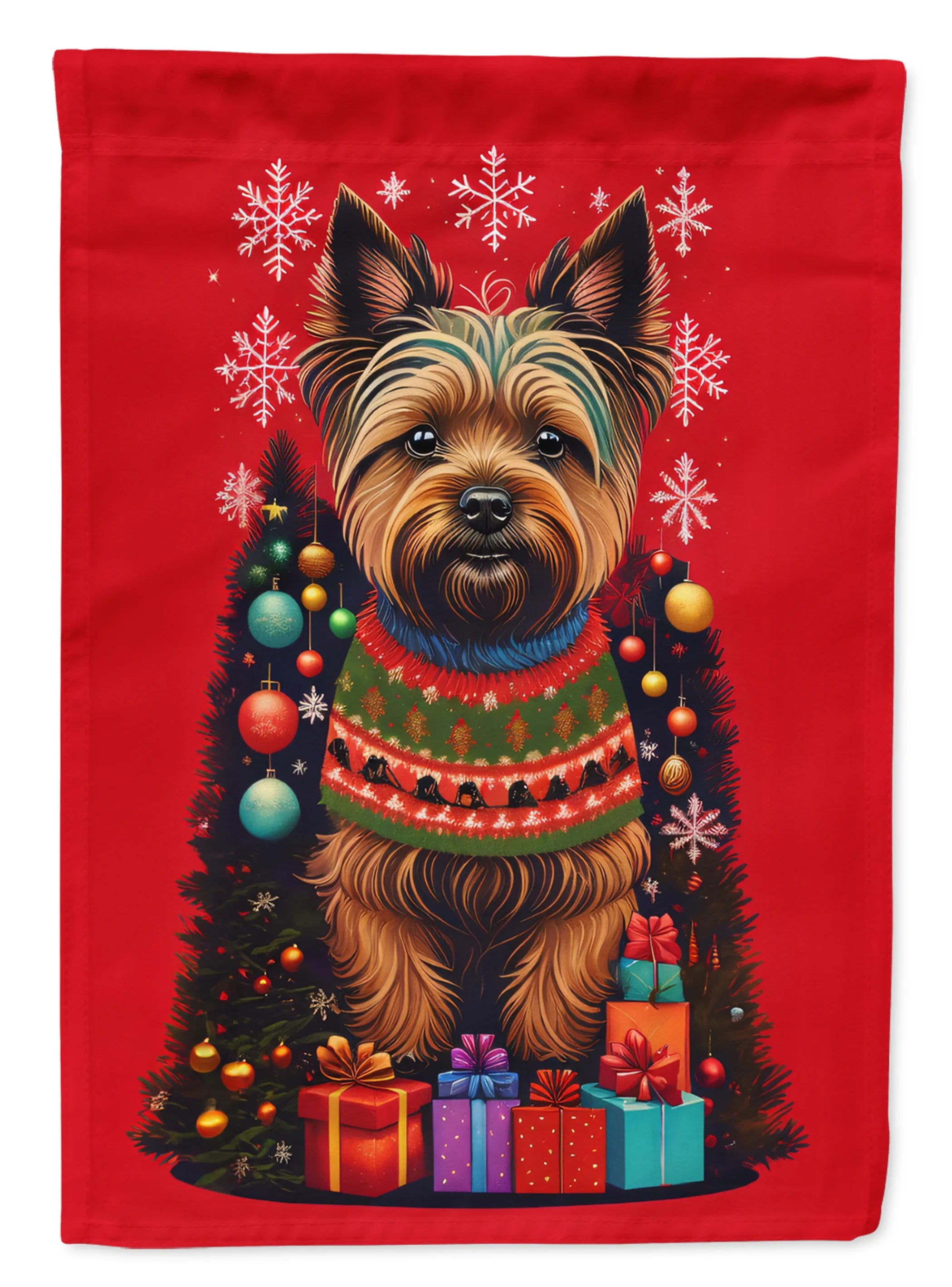Holiday Christmas Decorative Flag - Size: GARDEN SIZE | Pack Of: 1 | Collection name: Holiday christmas