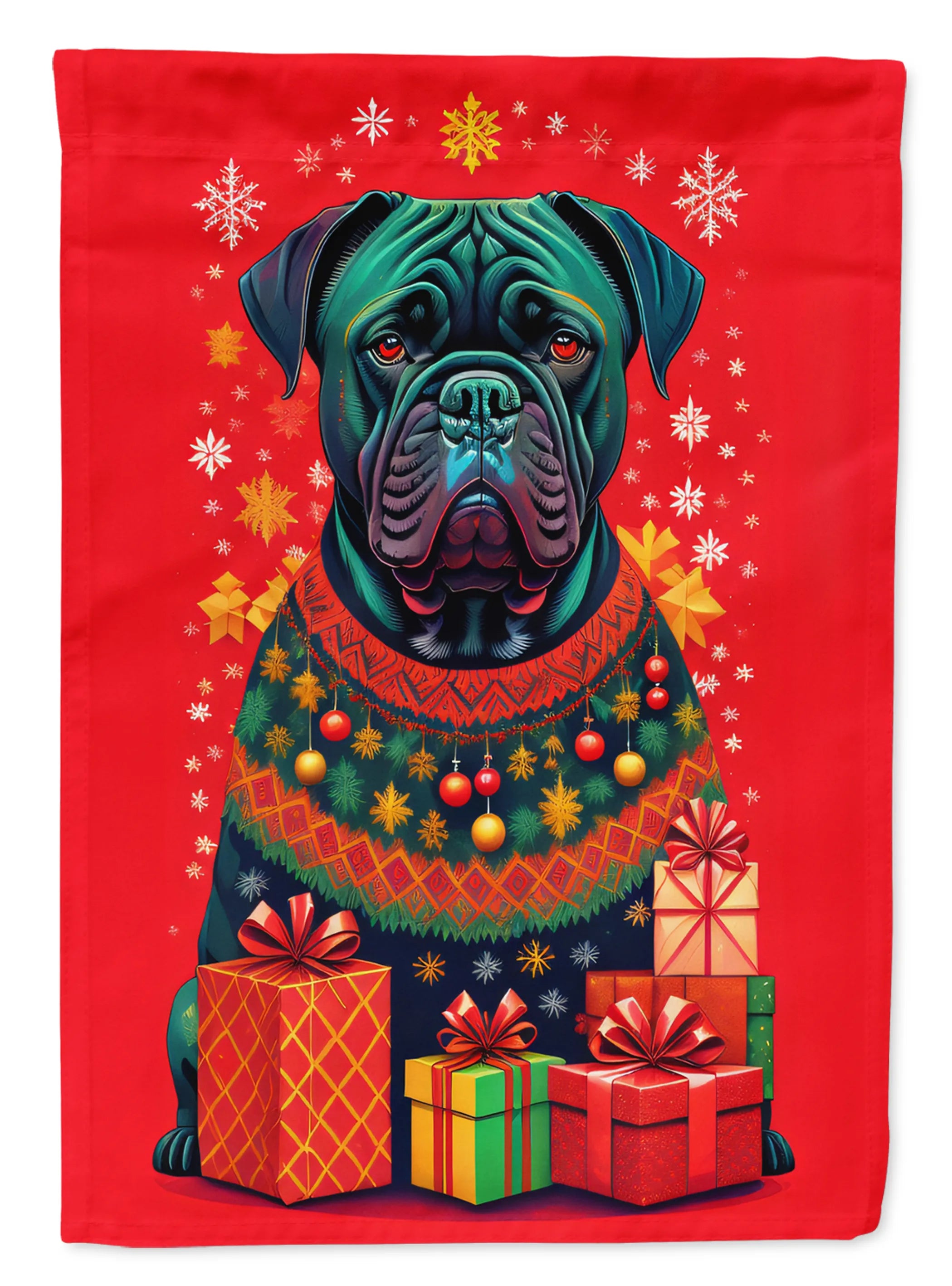 Holiday Christmas Decorative Flag - Size: GARDEN SIZE | Pack Of: 1 | Collection name: Holiday christmas