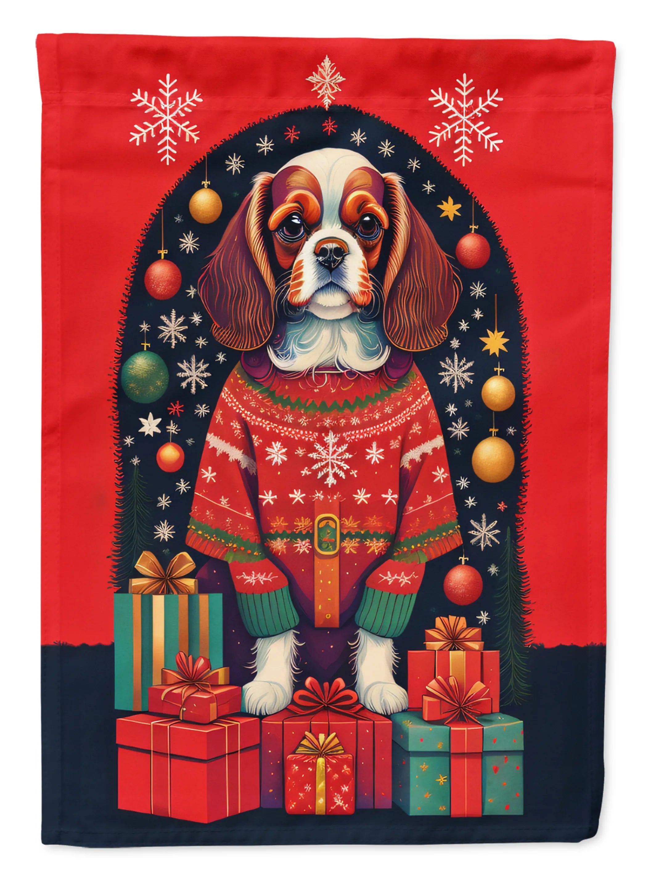 Holiday Christmas Decorative Flag - Size: GARDEN SIZE | Pack Of: 1 | Collection name: Holiday christmas