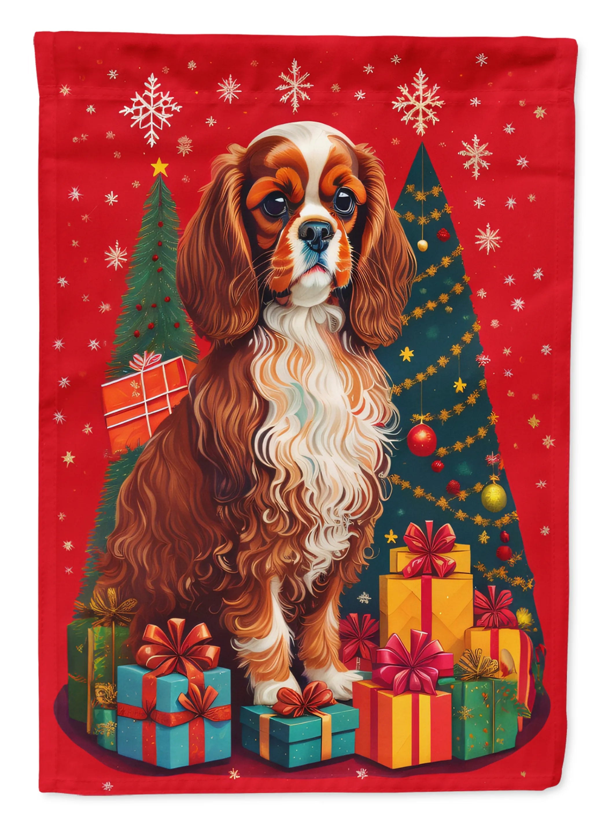 Holiday Christmas Decorative Flag - Size: GARDEN SIZE | Pack Of: 1 | Collection name: Holiday christmas
