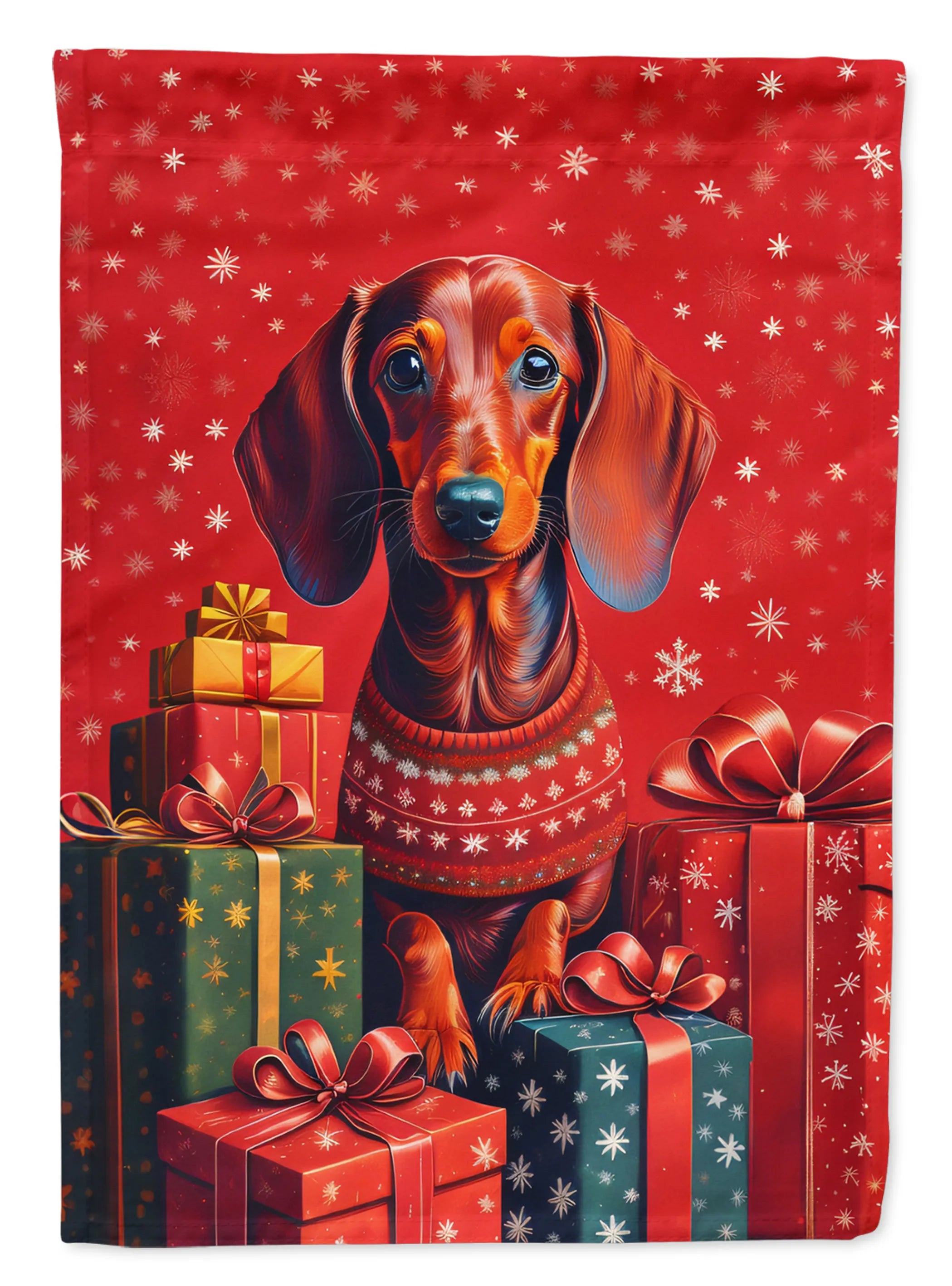 Holiday Christmas Decorative Flag - Size: GARDEN SIZE | Pack Of: 1 | Collection name: Holiday christmas