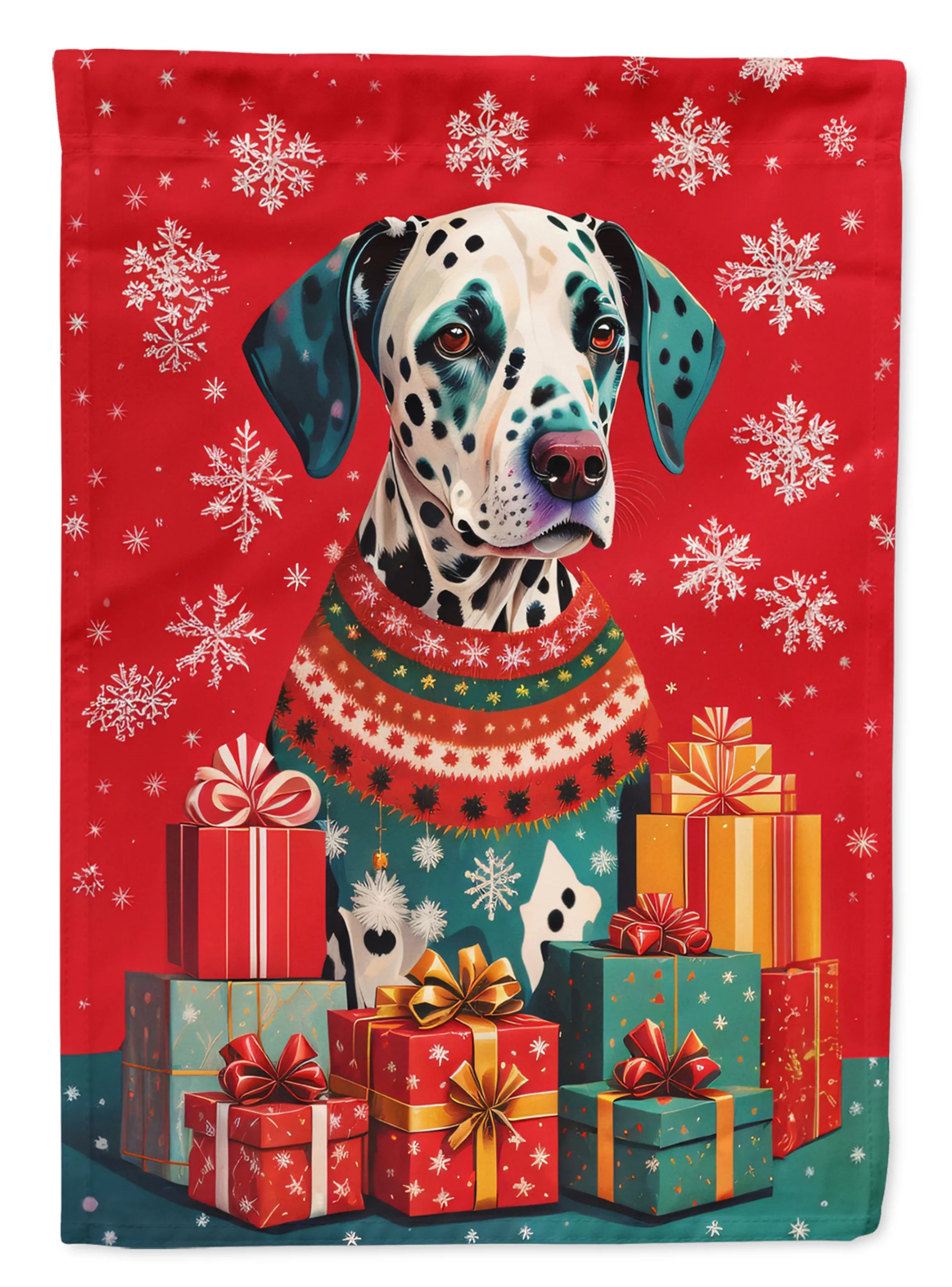Holiday Christmas Decorative Flag - Size: GARDEN SIZE | Pack Of: 1 | Collection name: Holiday christmas
