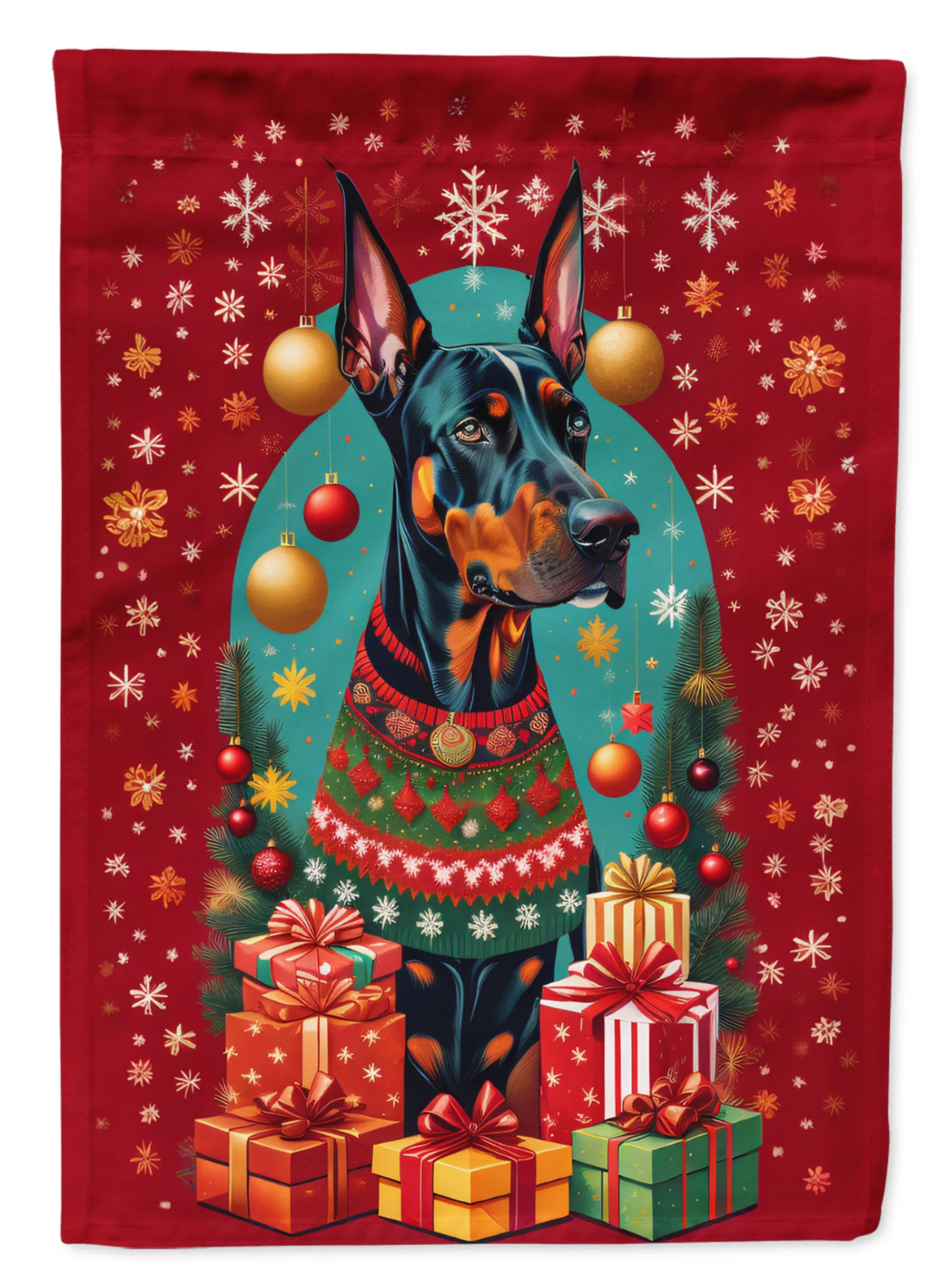 Holiday Christmas Decorative Flag - Size: GARDEN SIZE | Pack Of: 1 | Collection name: Holiday christmas