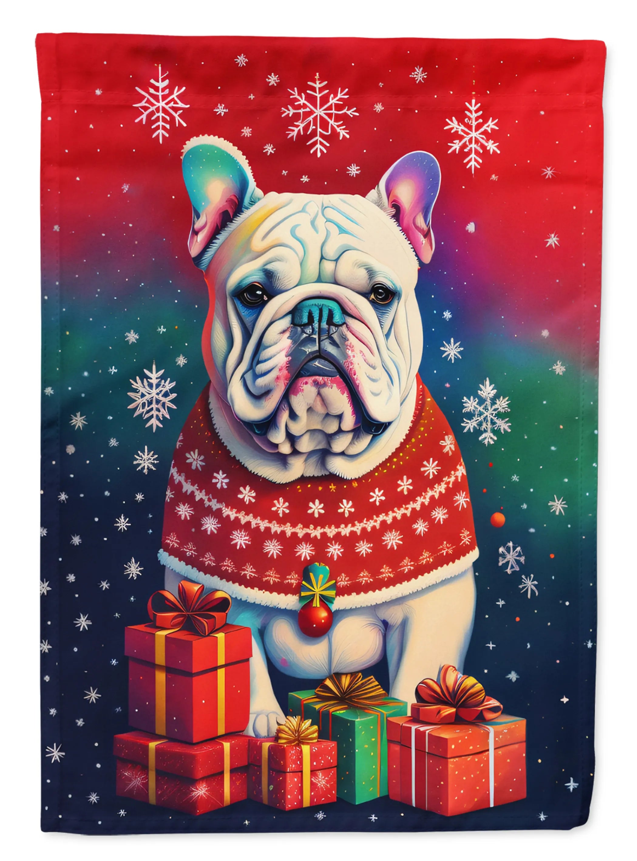 Holiday Christmas Decorative Flag - Size: GARDEN SIZE | Pack Of: 1 | Collection name: Holiday christmas