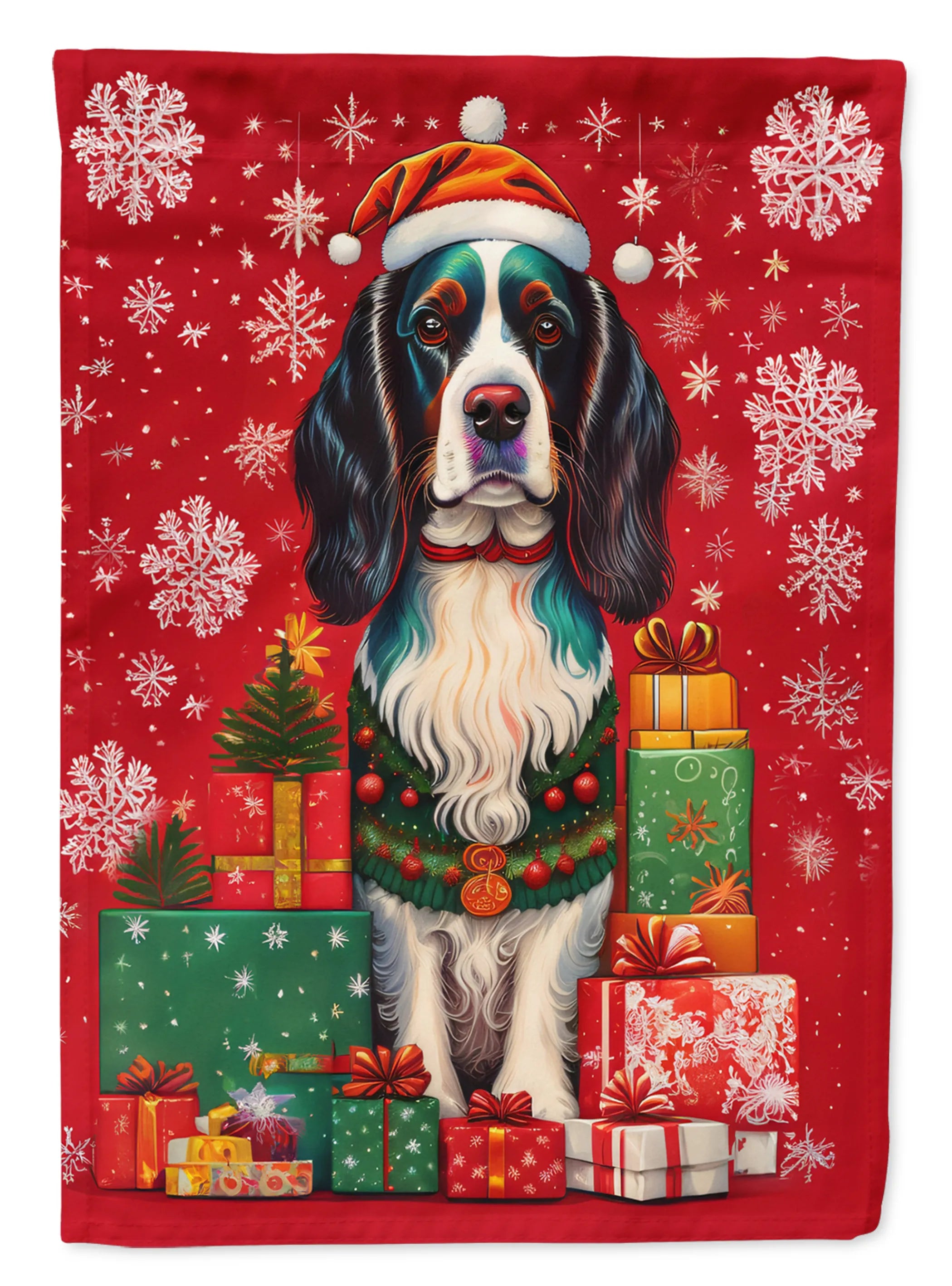 Holiday Christmas Decorative Flag - Size: GARDEN SIZE | Pack Of: 1 | Collection name: Holiday christmas