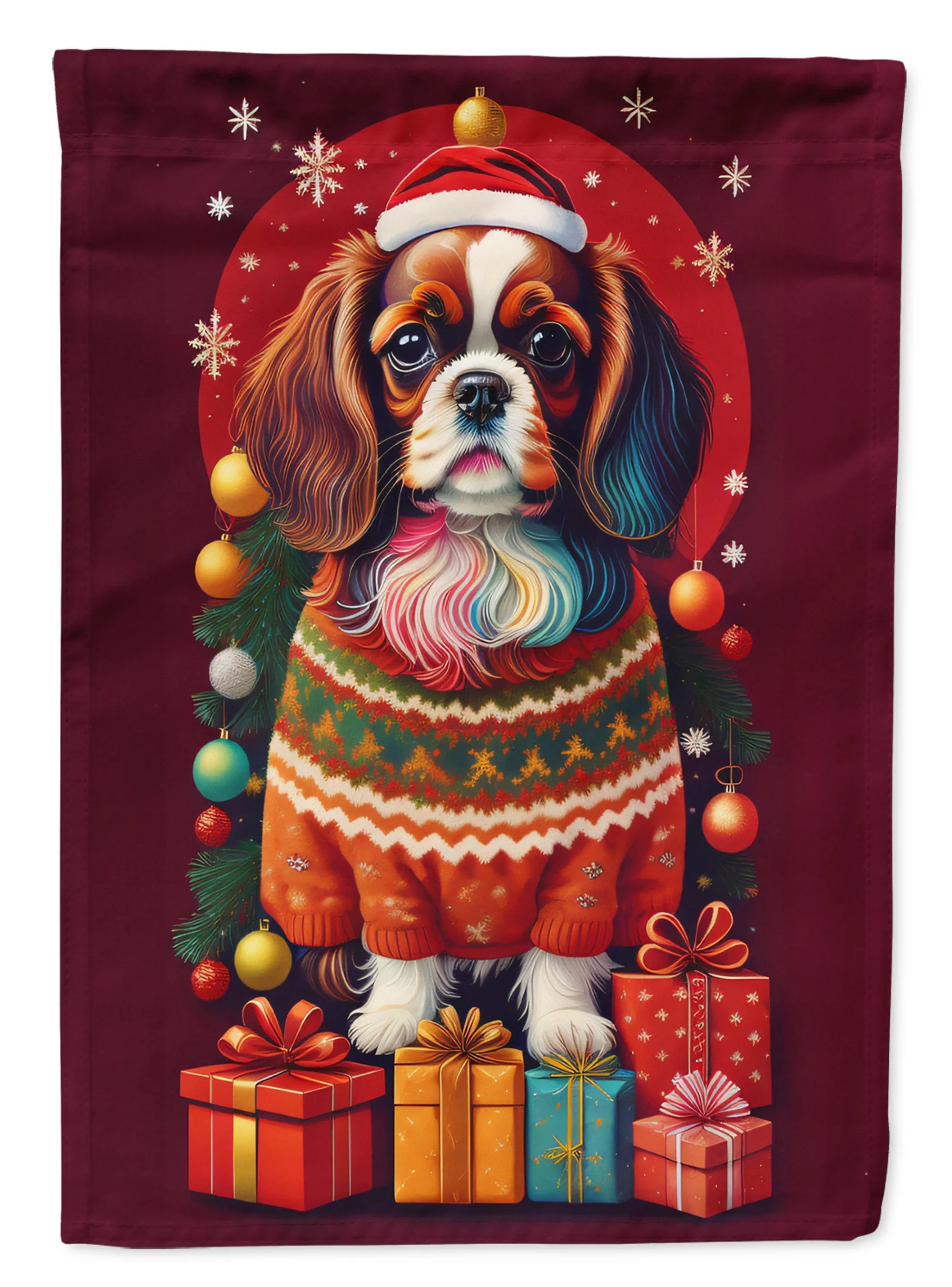 Holiday Christmas Decorative Flag - Size: GARDEN SIZE | Pack Of: 1 | Collection name: Holiday christmas