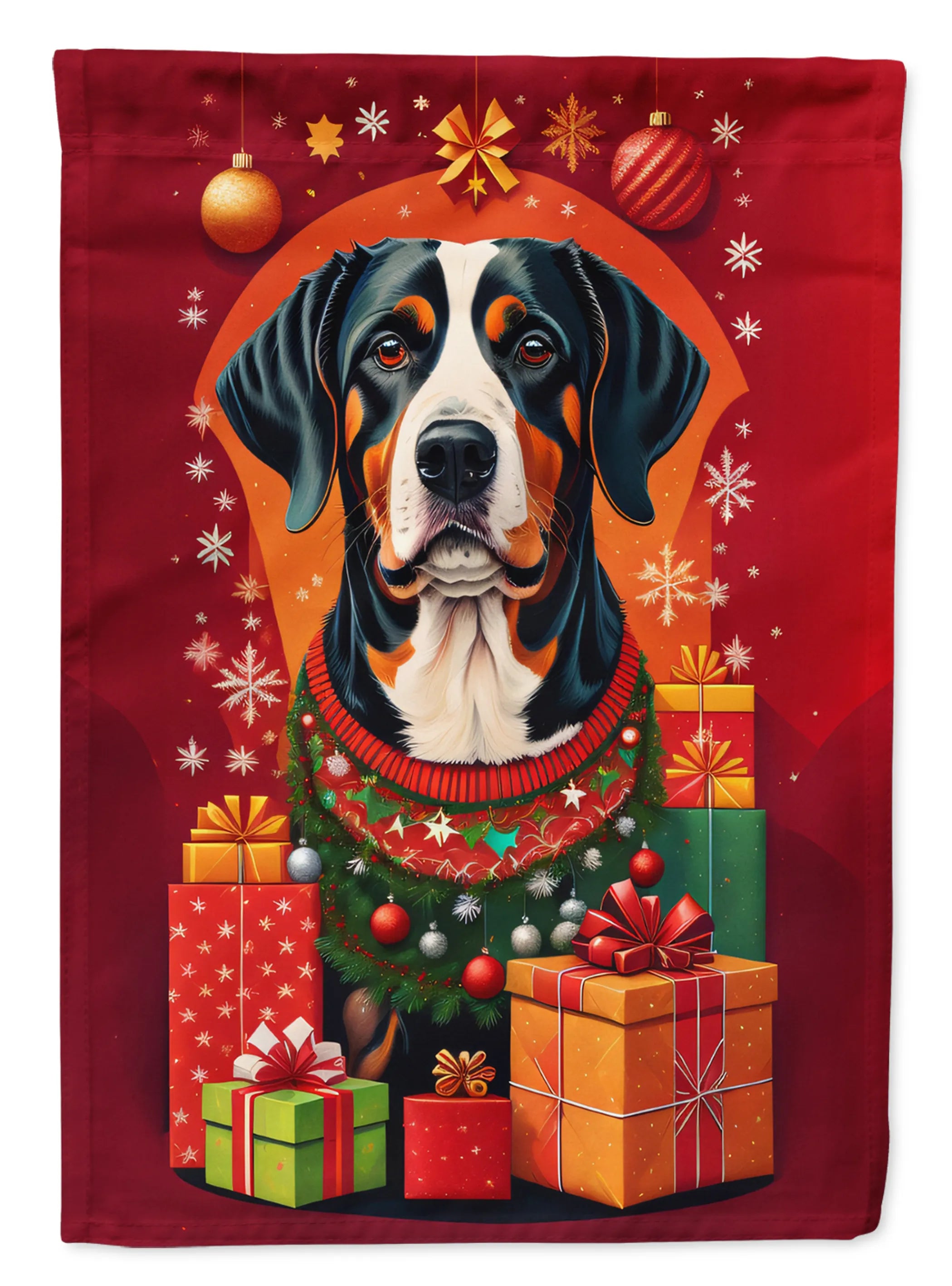 Holiday Christmas Decorative Flag - Size: GARDEN SIZE | Pack Of: 1 | Collection name: Holiday christmas