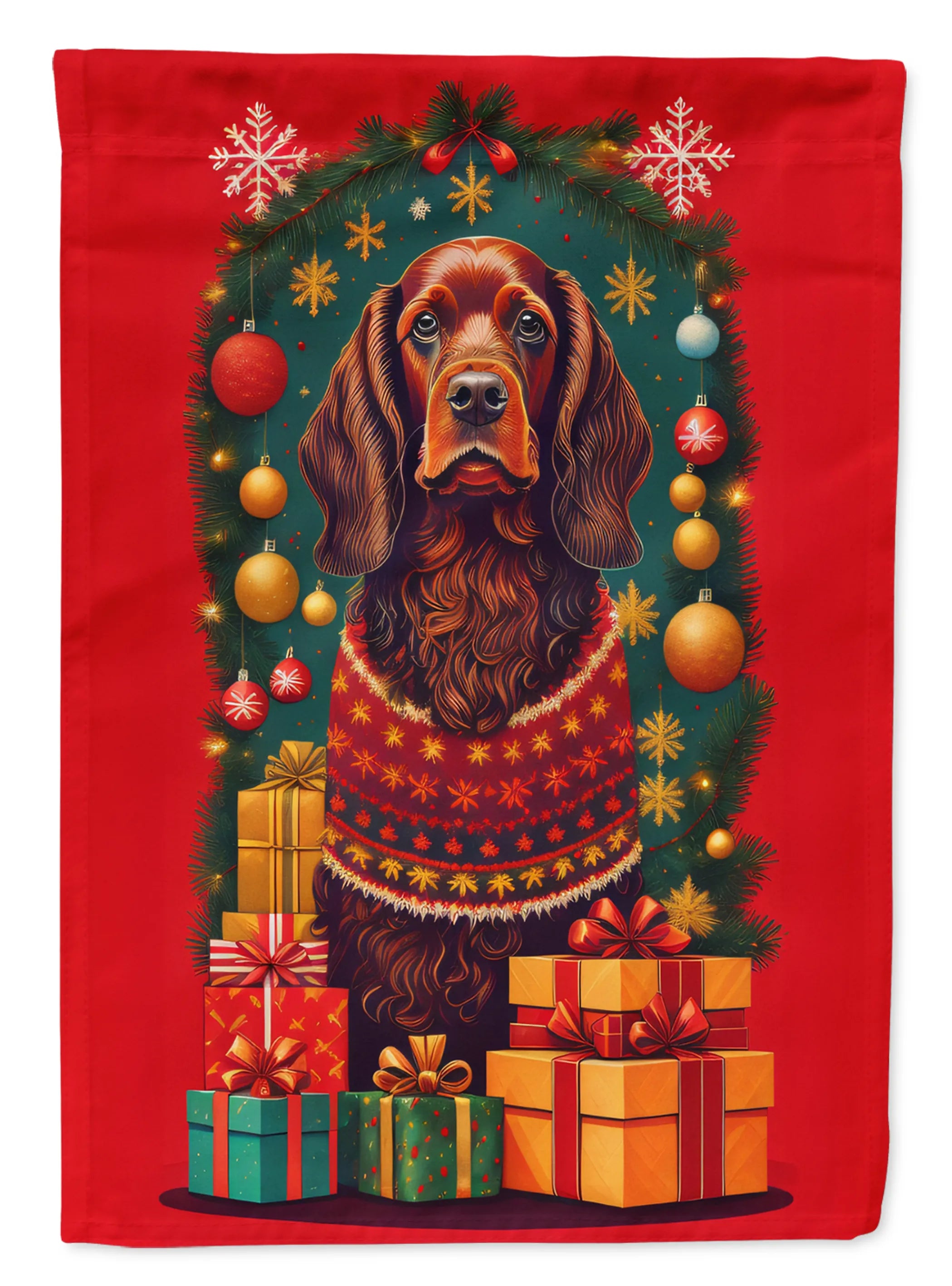 Holiday Christmas Decorative Flag - Size: GARDEN SIZE | Pack Of: 1 | Collection name: Holiday christmas