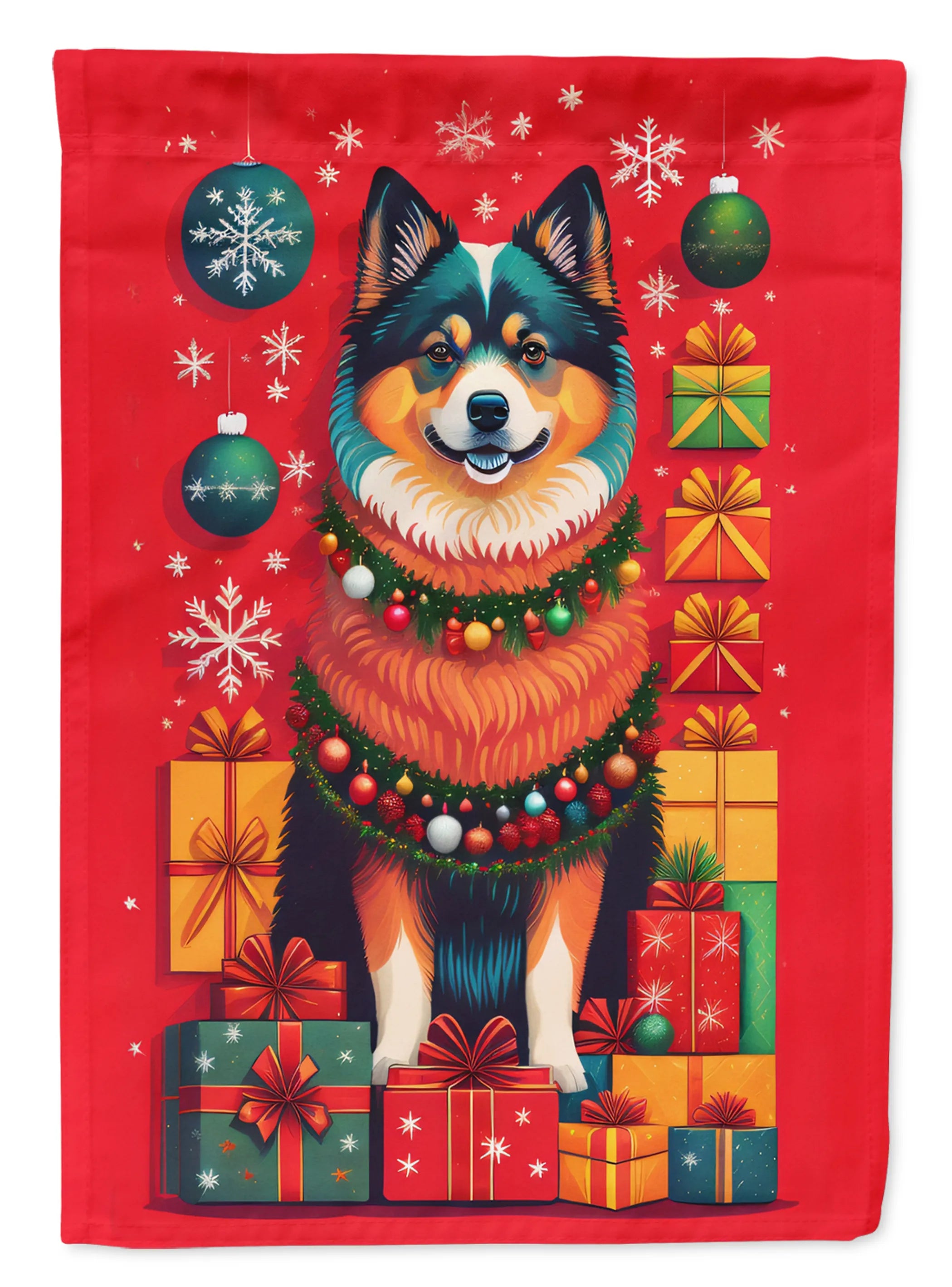 Holiday Christmas Decorative Flag - Size: GARDEN SIZE | Pack Of: 1 | Collection name: Holiday christmas