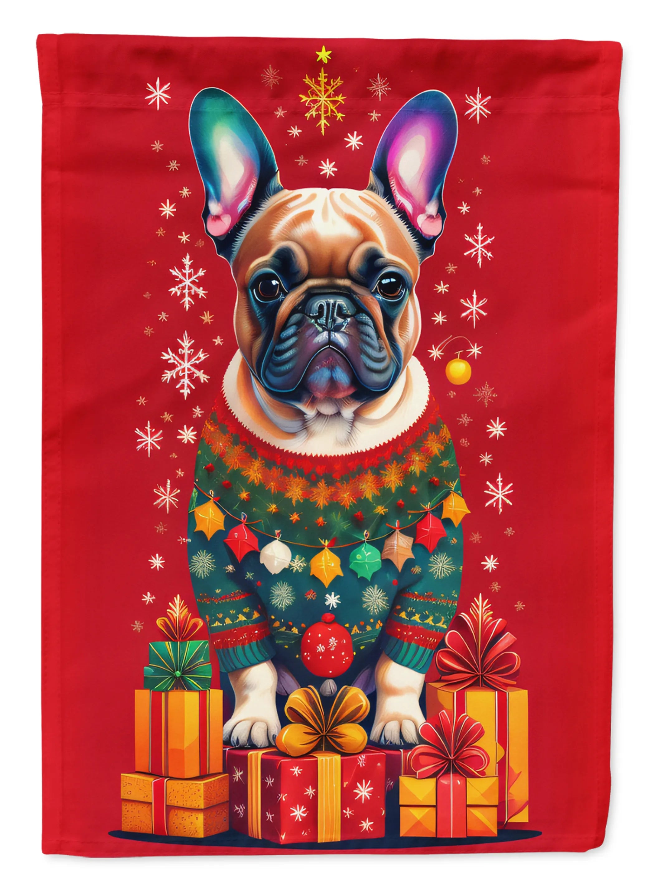 Holiday Christmas Decorative Flag - Size: GARDEN SIZE | Pack Of: 1 | Collection name: Holiday christmas