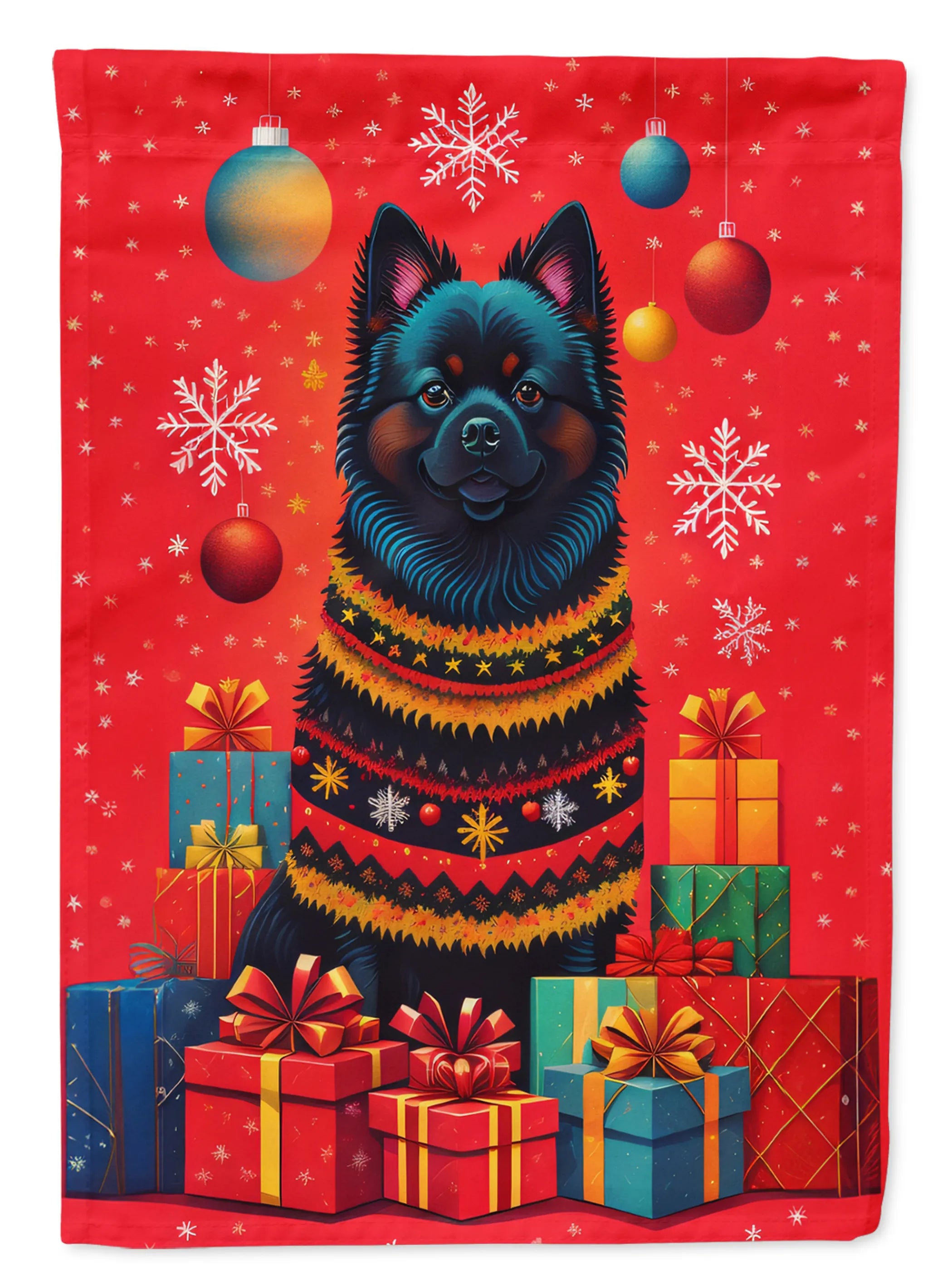 Holiday Christmas Decorative Flag - Size: GARDEN SIZE | Pack Of: 1 | Collection name: Holiday christmas