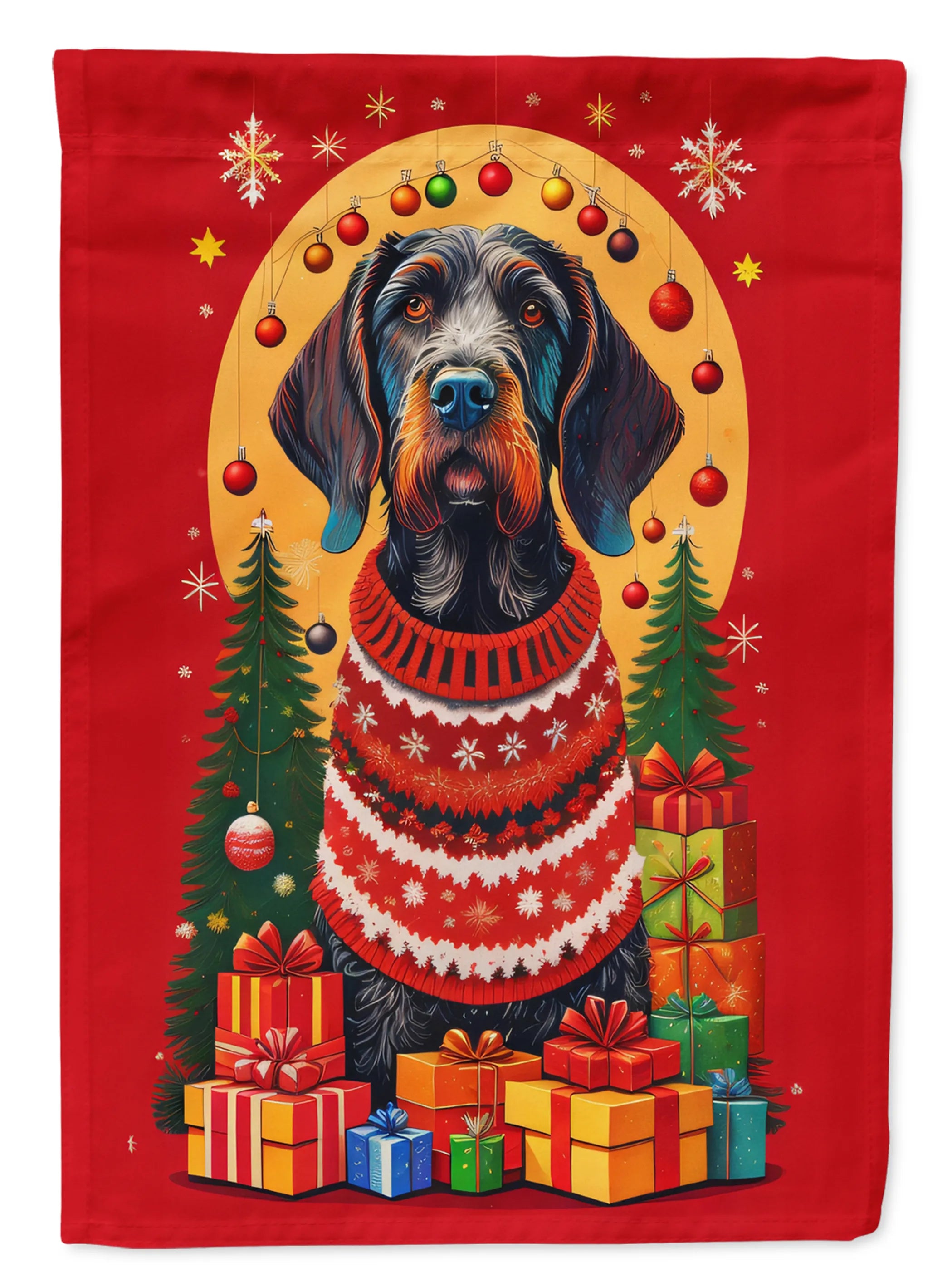 Holiday Christmas Decorative Flag - Size: GARDEN SIZE | Pack Of: 1 | Collection name: Holiday christmas