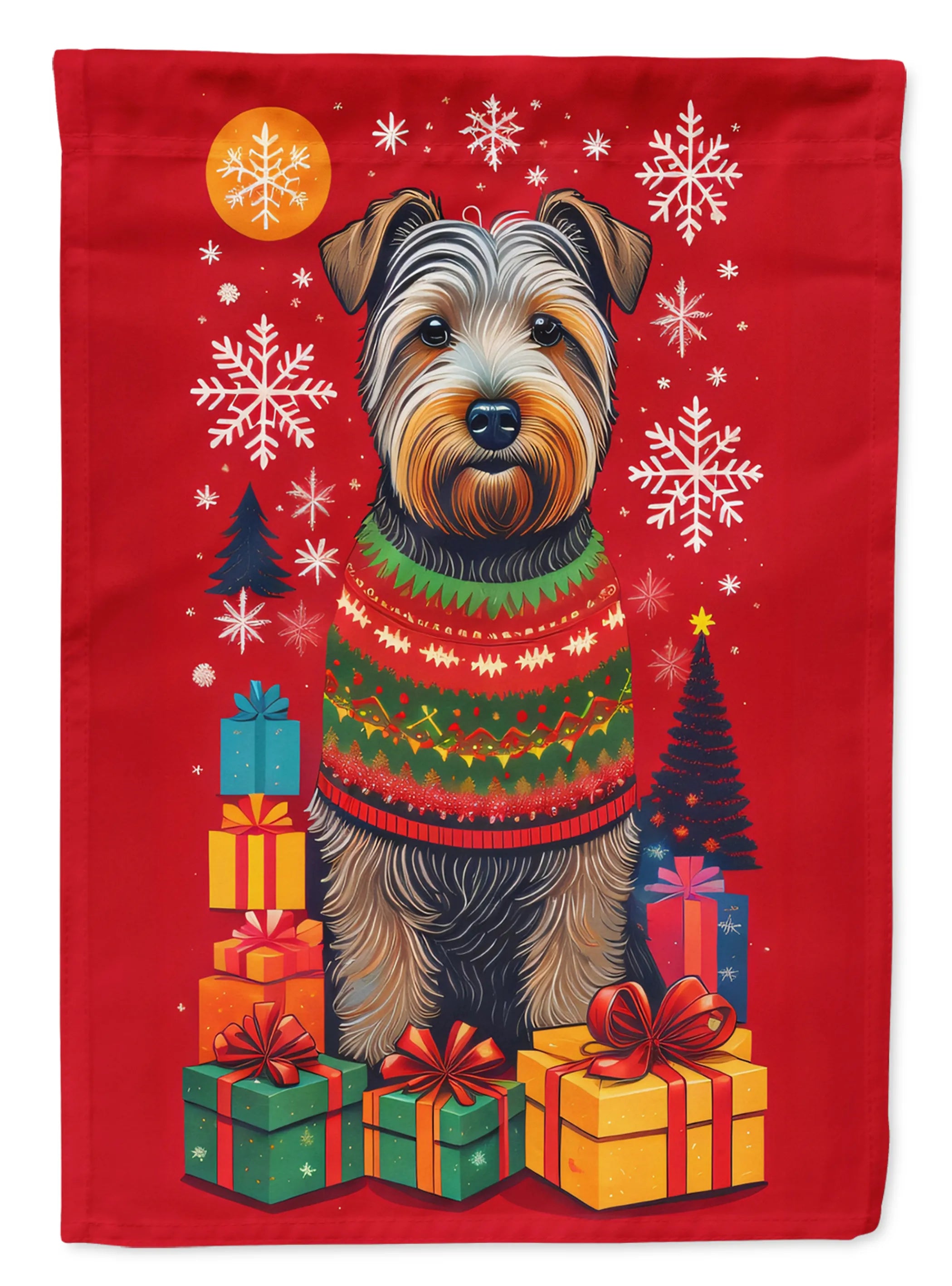 Holiday Christmas Decorative Flag - Size: GARDEN SIZE | Pack Of: 1 | Collection name: Holiday christmas
