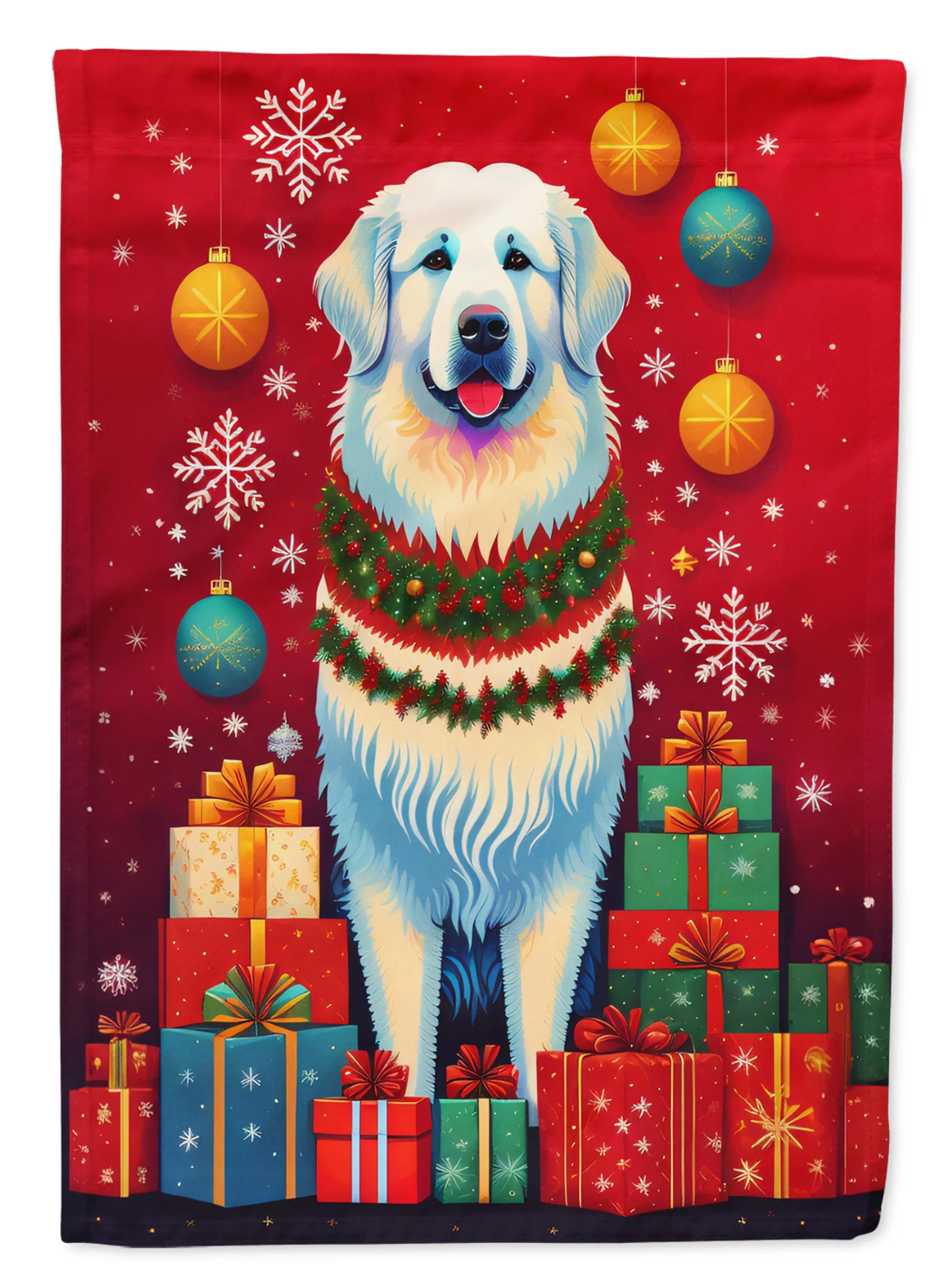 Holiday Christmas Decorative Flag - Size: GARDEN SIZE | Pack Of: 1 | Collection name: Holiday christmas