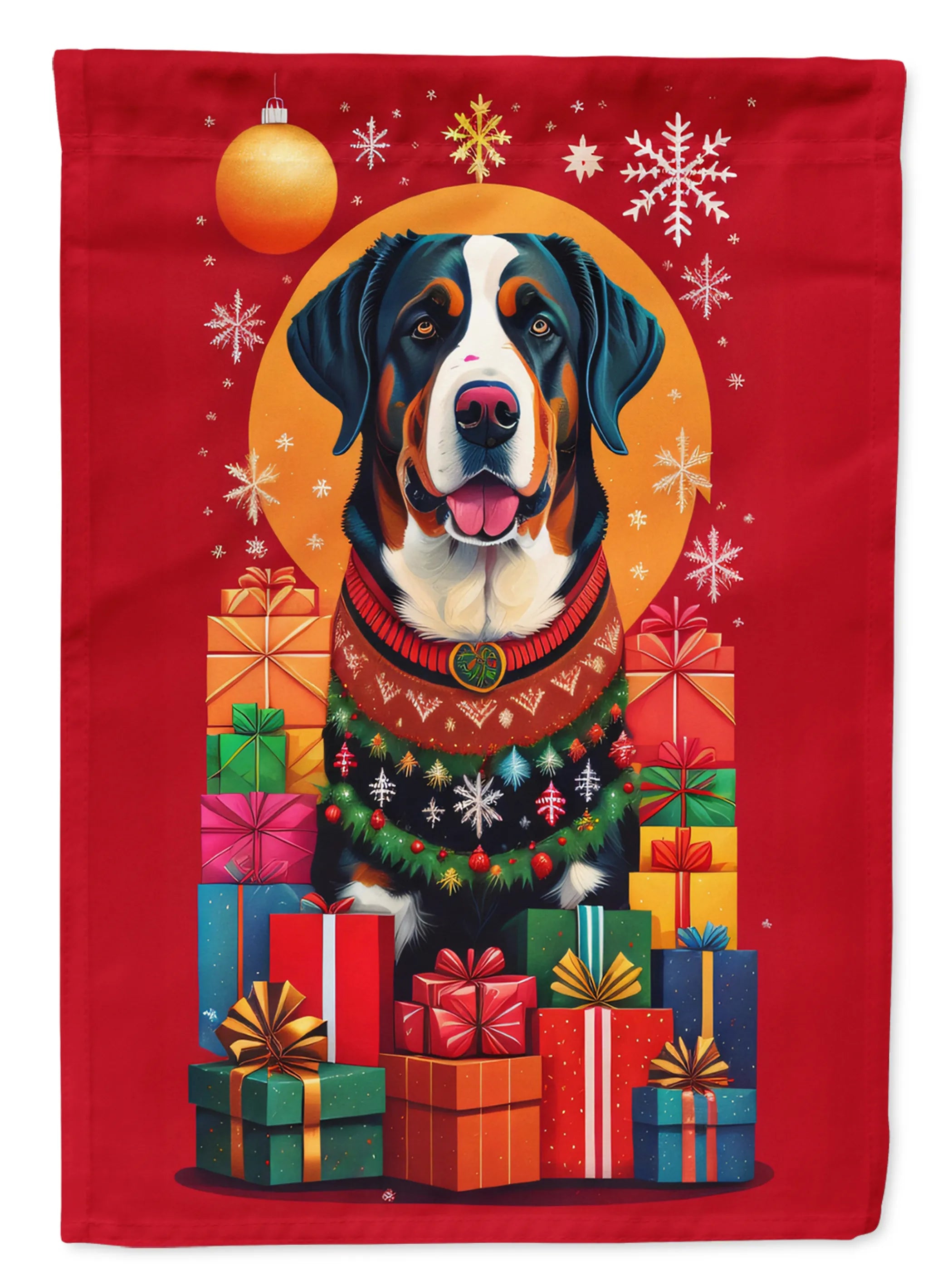 Holiday Christmas Decorative Flag - Size: GARDEN SIZE | Pack Of: 1 | Collection name: Holiday christmas