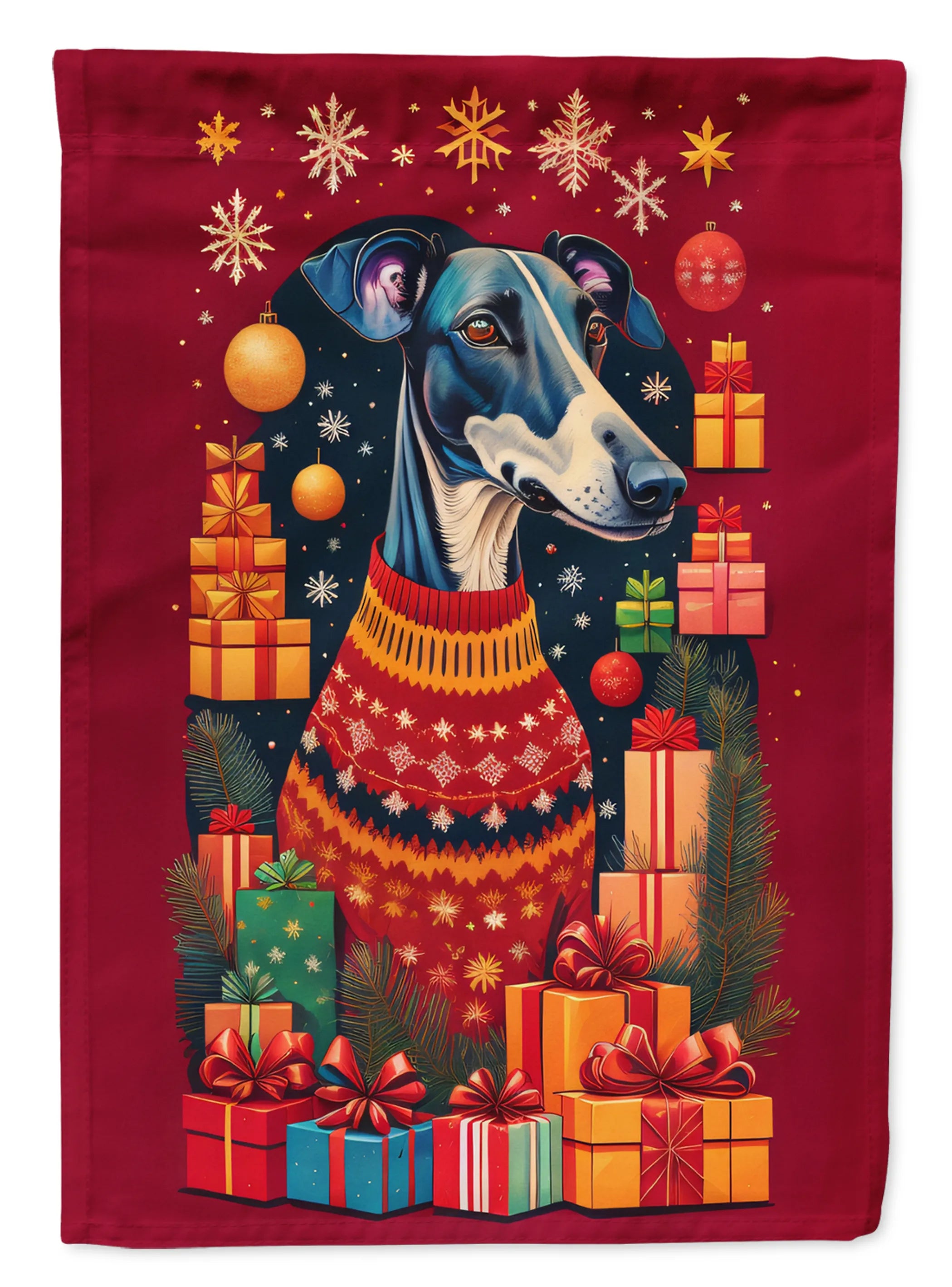Holiday Christmas Decorative Flag - Size: GARDEN SIZE | Pack Of: 1 | Collection name: Holiday christmas