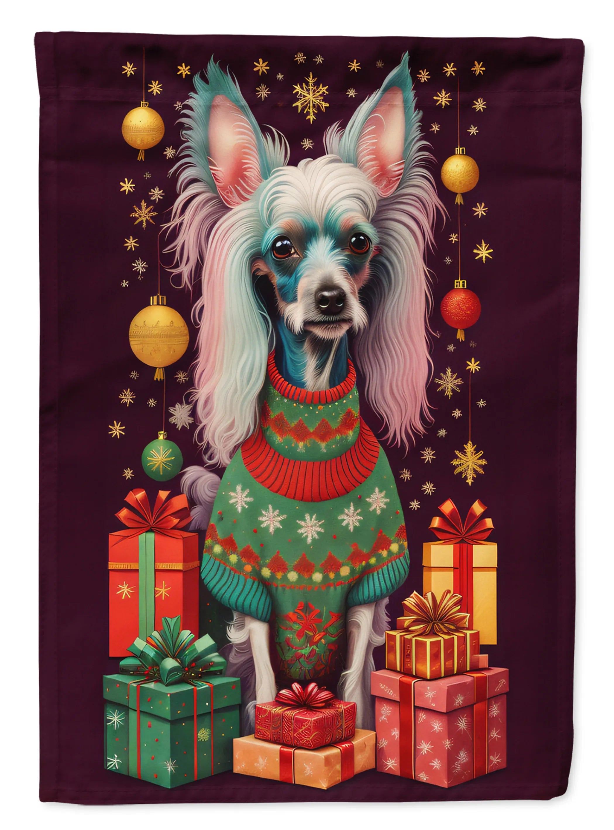 Holiday Christmas Decorative Flag - Size: GARDEN SIZE | Pack Of: 1 | Collection name: Holiday christmas