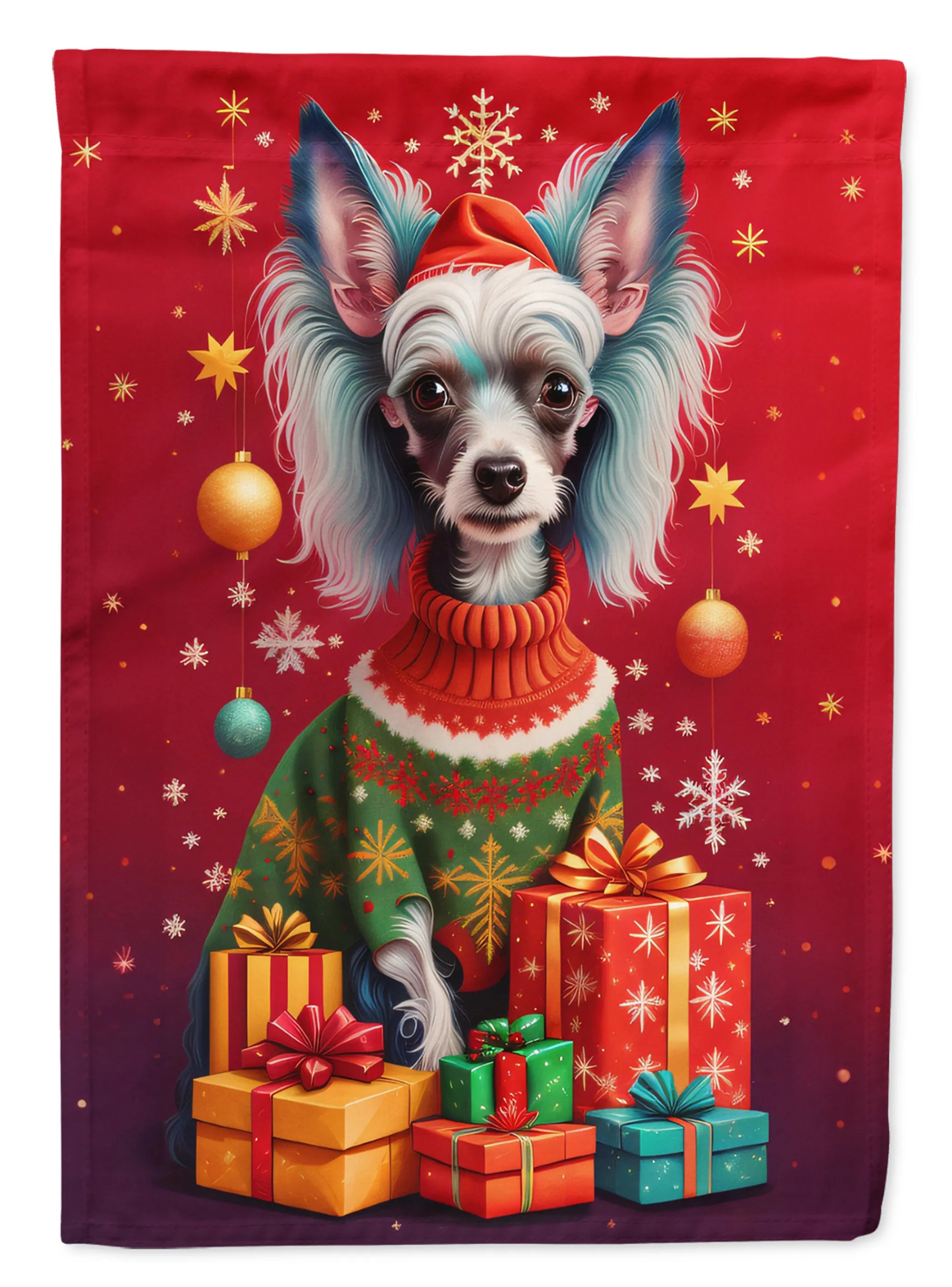 Holiday Christmas Decorative Flag - Size: GARDEN SIZE | Pack Of: 1 | Collection name: Holiday christmas